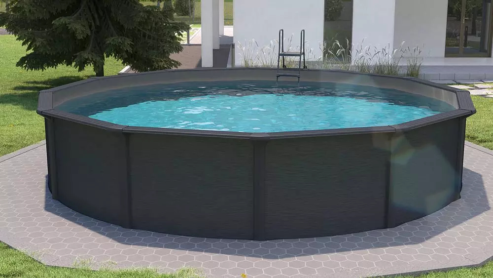 Stahlwand Swimming Pool Set "Nuovo de Luxe"