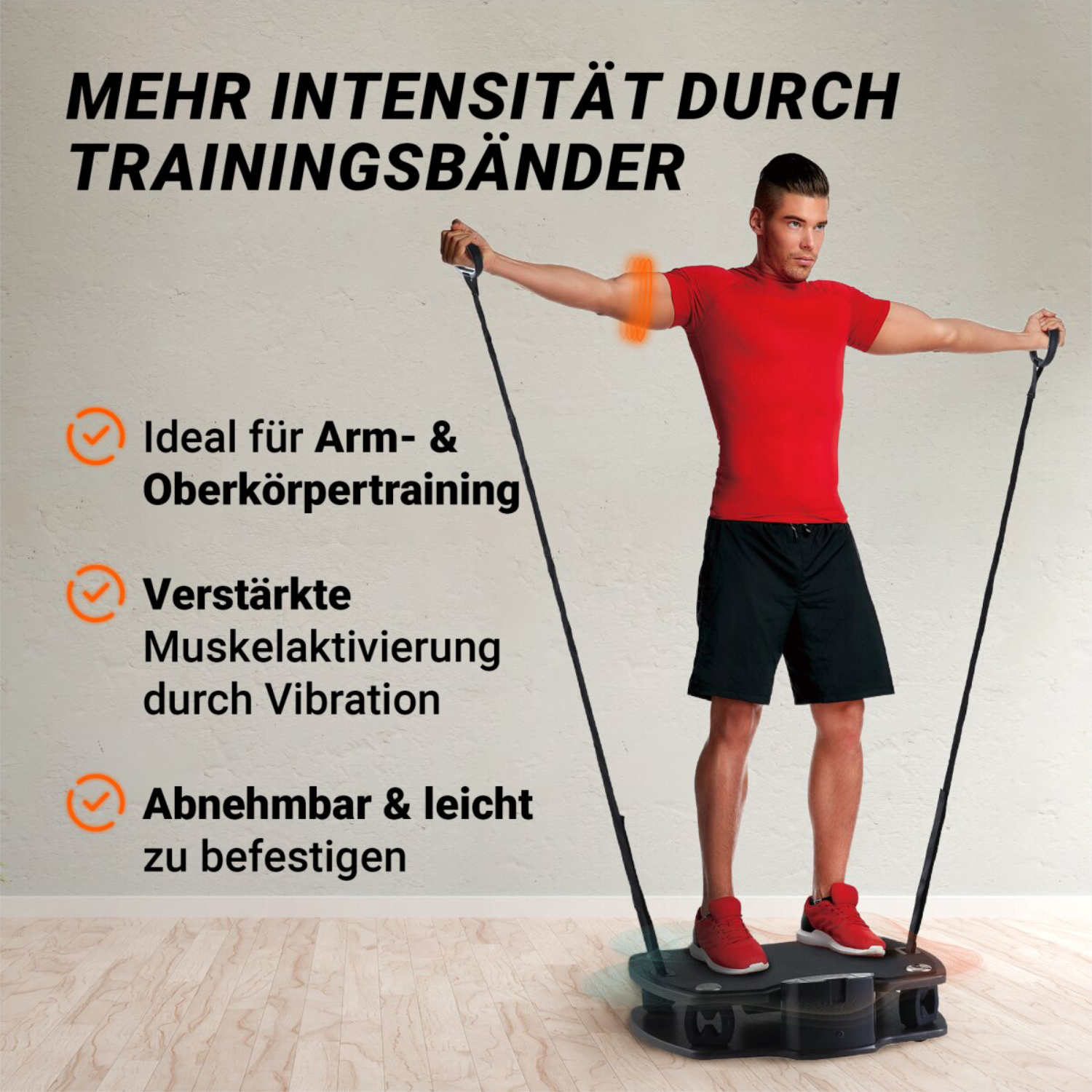 Trainingsbänder für ein effektives Oberkörper- und Armtraining