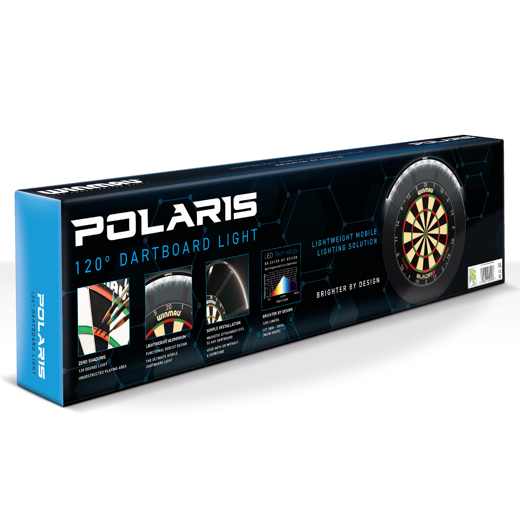Dartboard Beleuchtung "Polaris 8412"