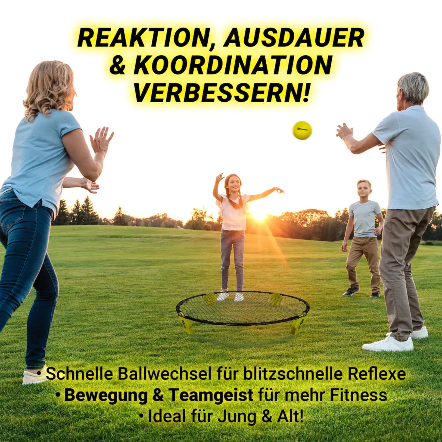 Actionreiches Spiel für Jung und Alt