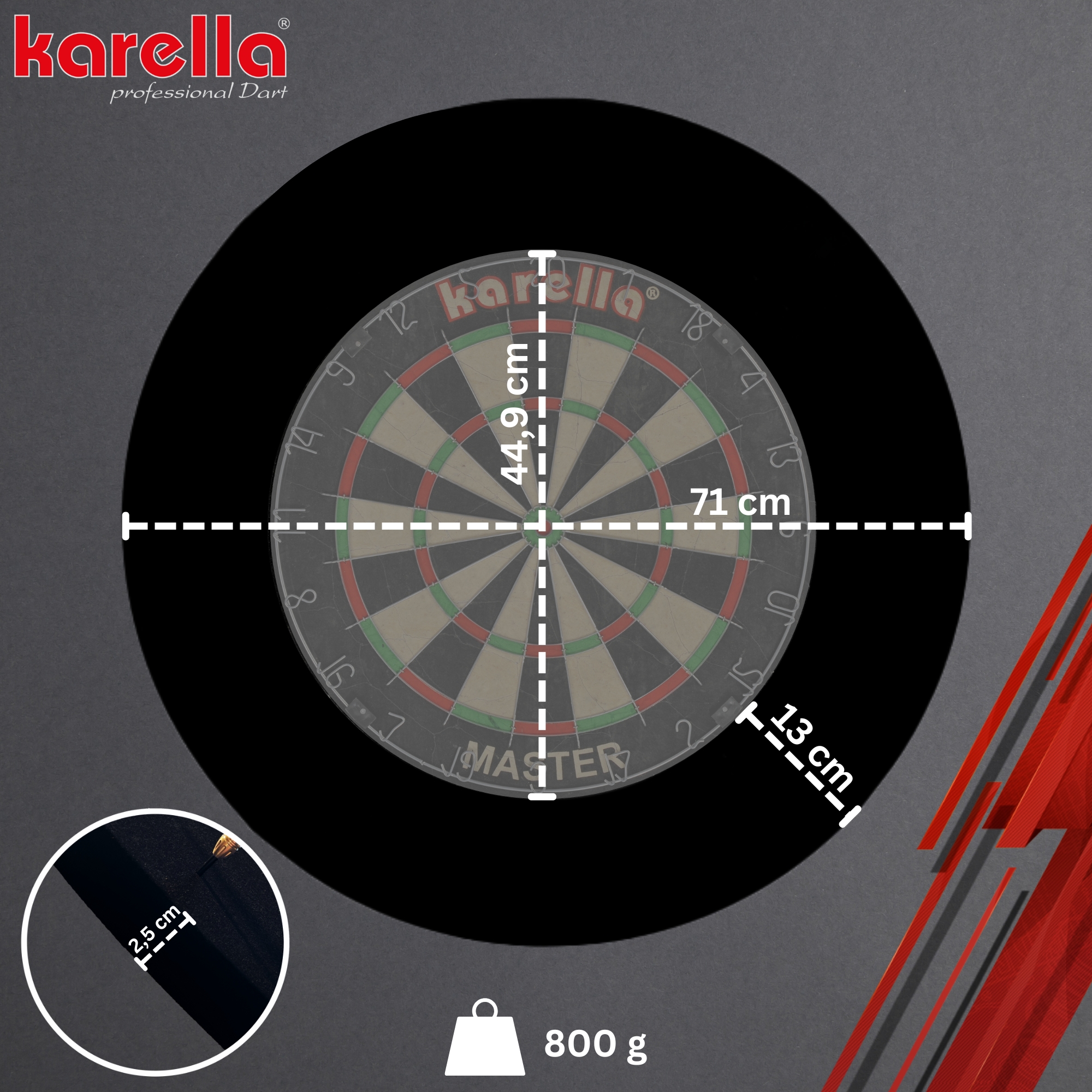 Auffangring für Dartspiele "Catchring"