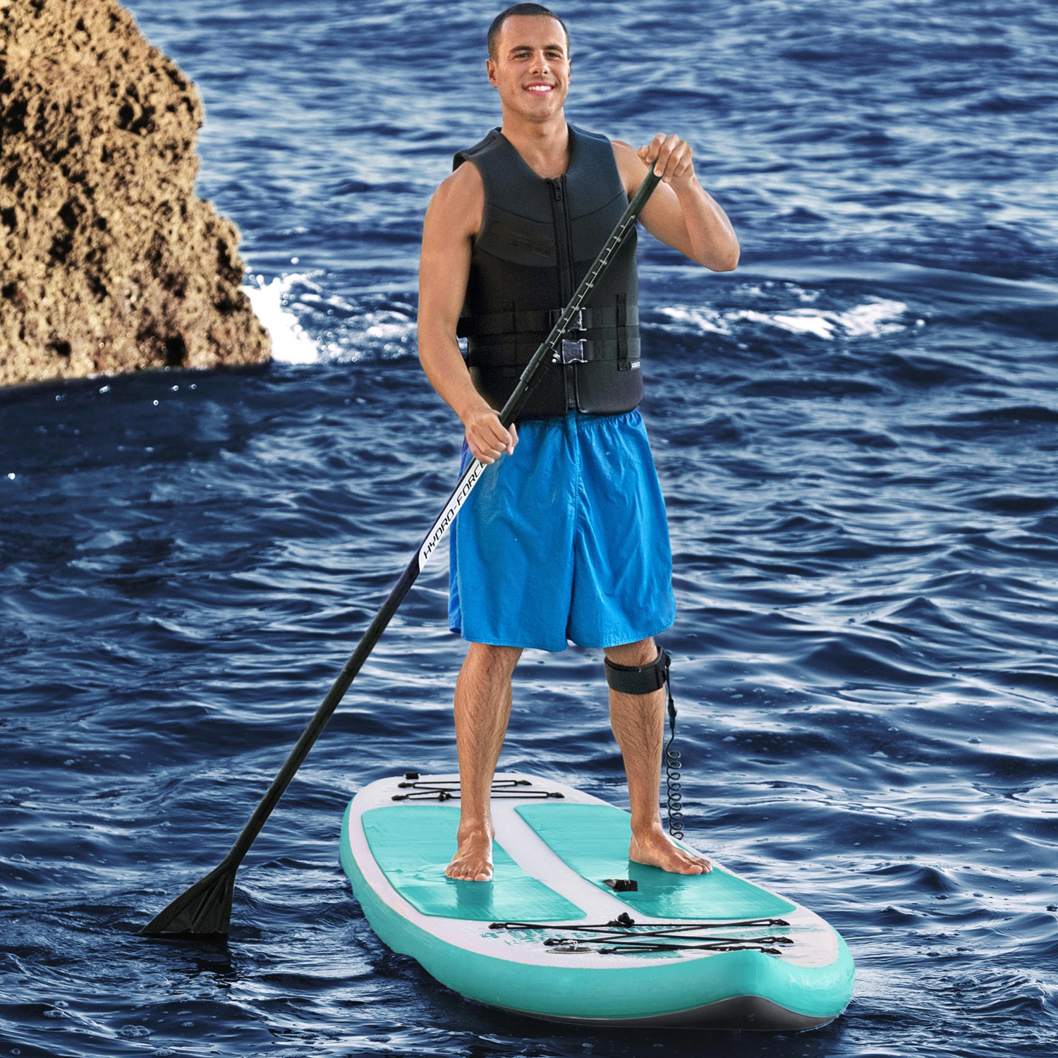 Stand Up Surfboard SUP Touring Set "Aqua Glider"