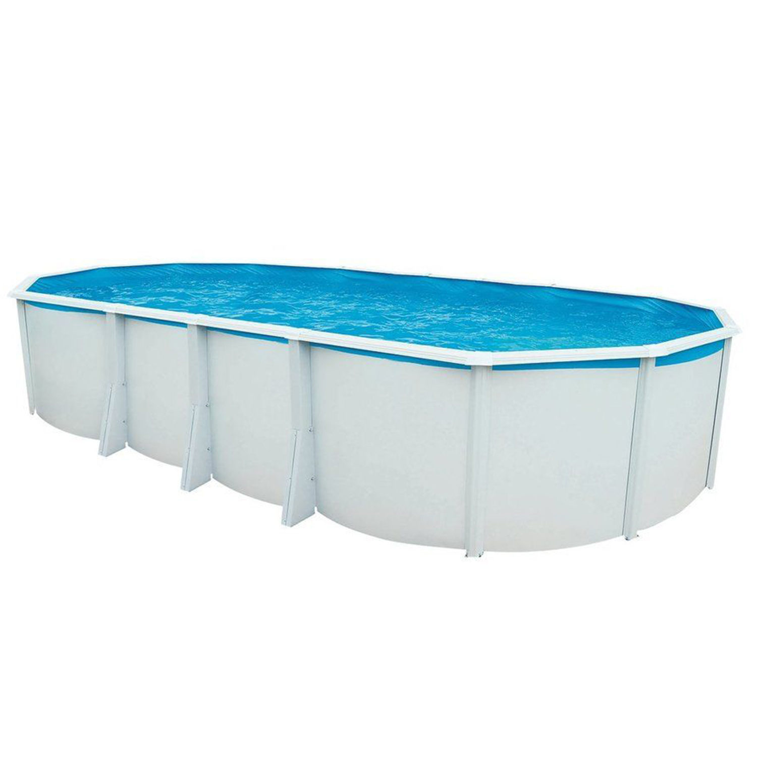 Stahlwandpool Set "Highline" oval
