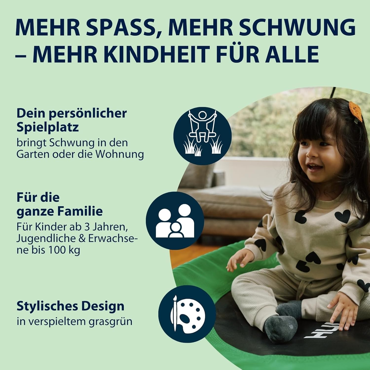 HUDORA Nestschaukel "Start 90" - einfacher Aufbau