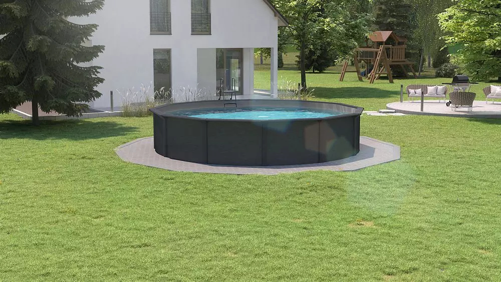 Stahlwand Swimming Pool Set "Nuovo de Luxe"