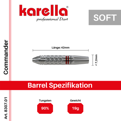 Softdart "Commander" Barrel Spezifikation
