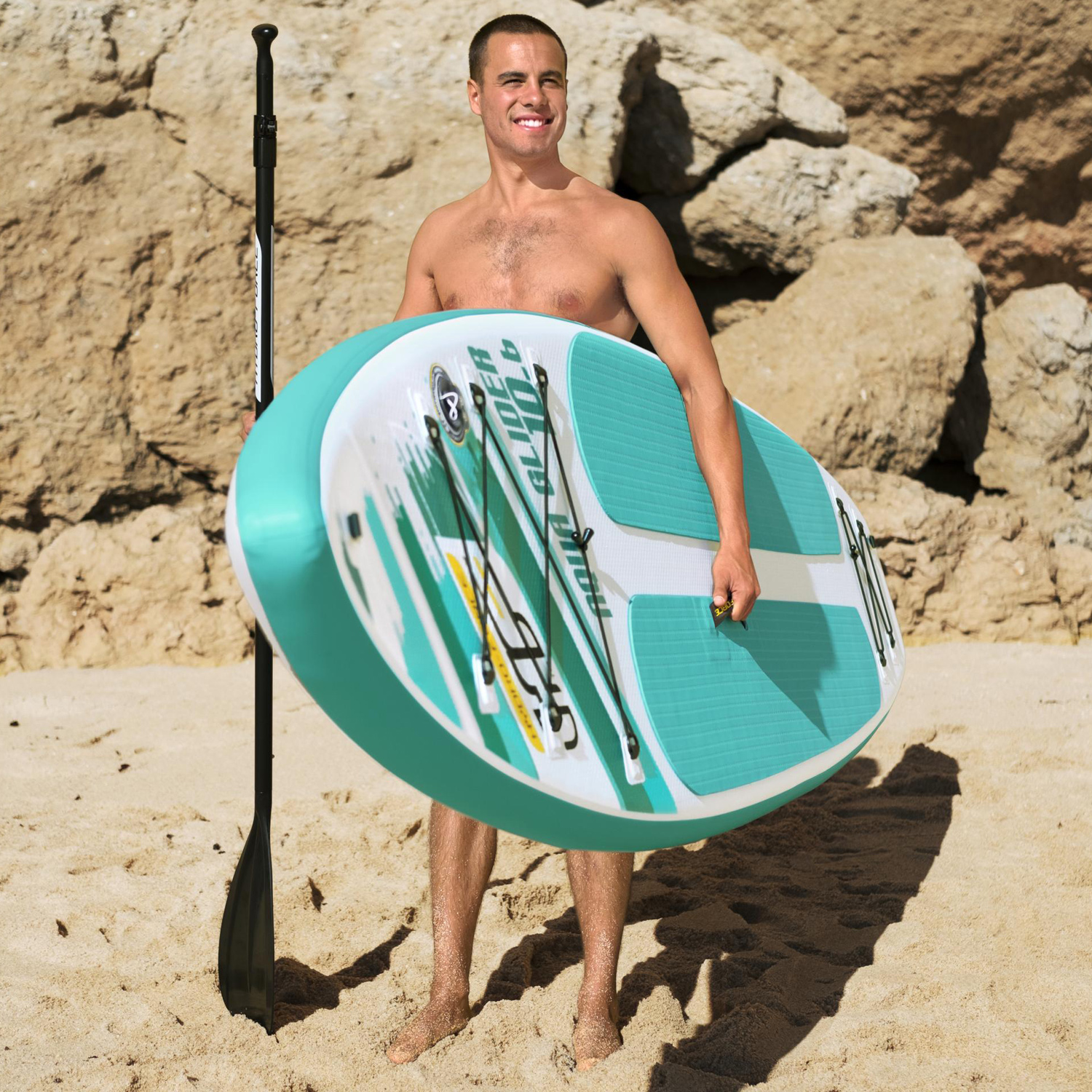 Stand Up Surfboard SUP Touring Set "Aqua Glider"