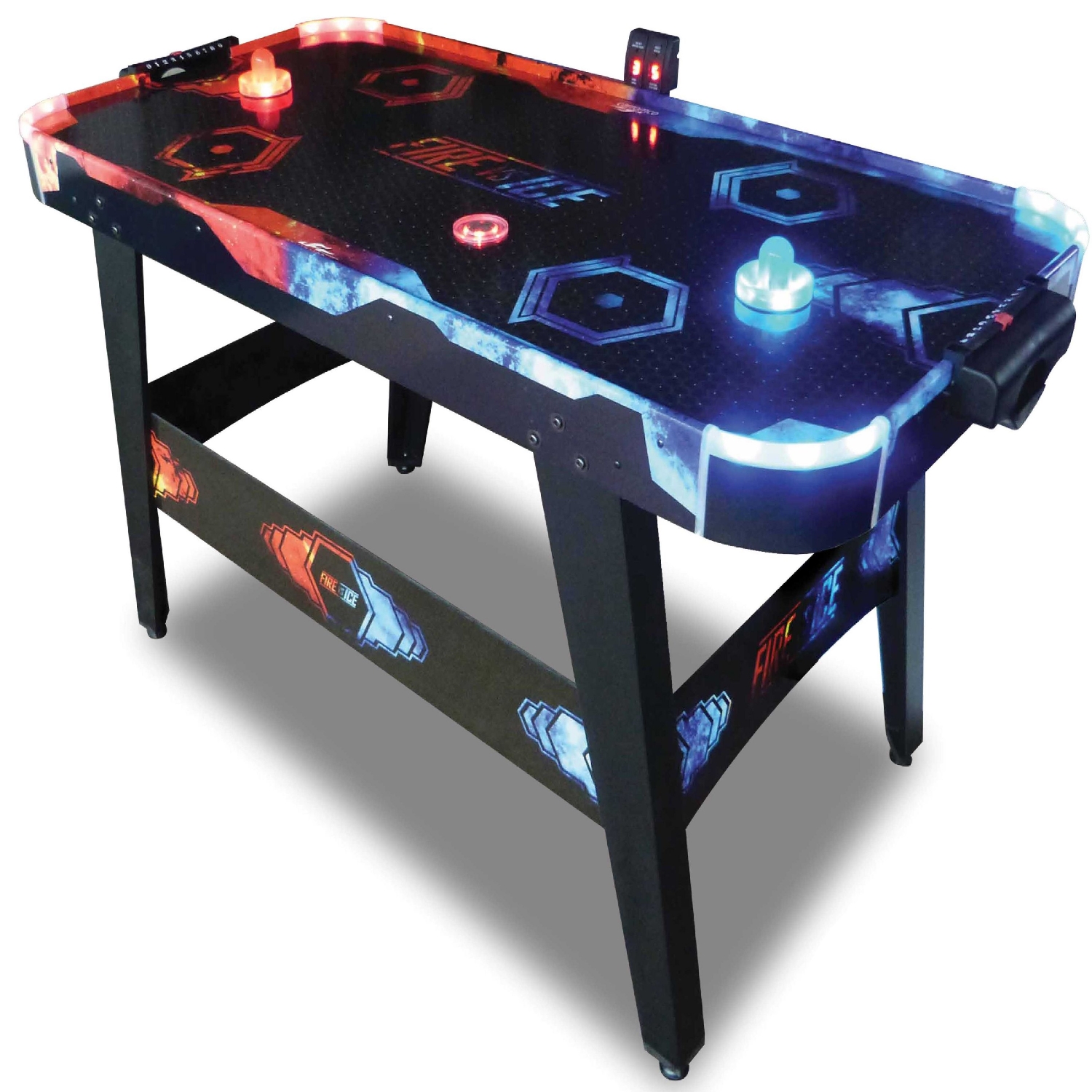 Airhockeytisch "Fire vs. Ice" LED-Version