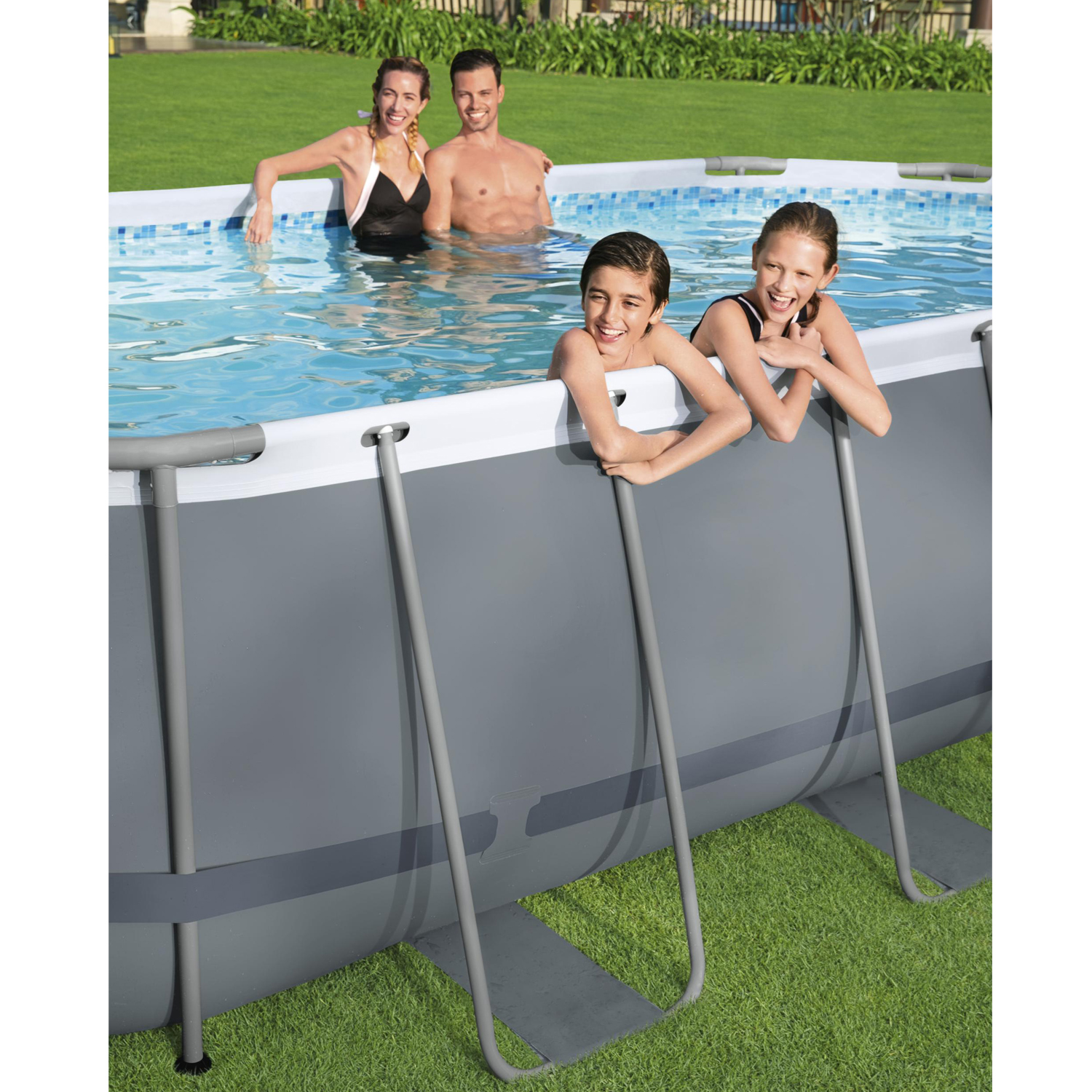 Frame Swimming Pool Set "Power Steel Oval"