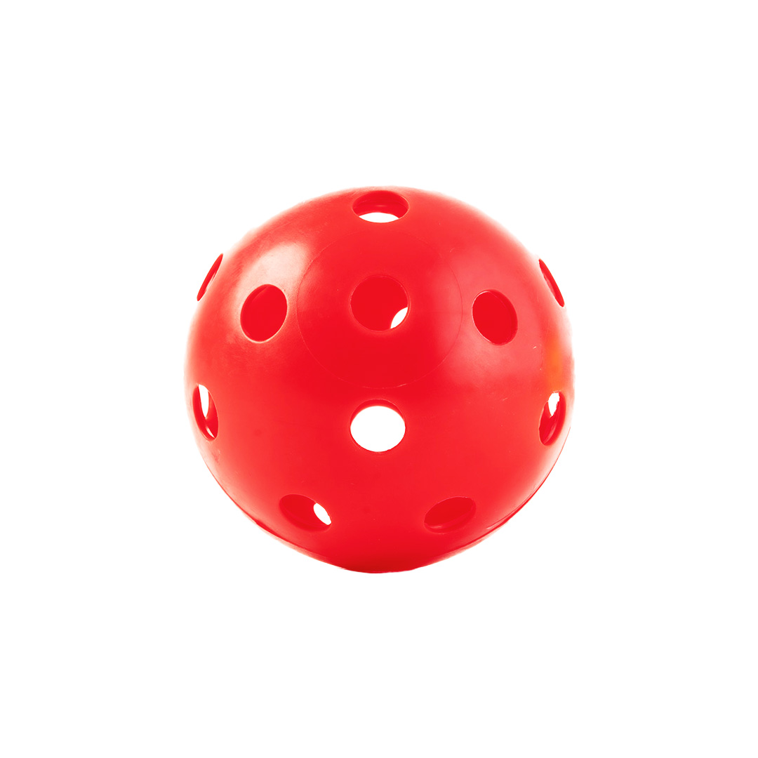 FunHockey (Floorball) -Turnierball, rot, ⌀ 72 mm
