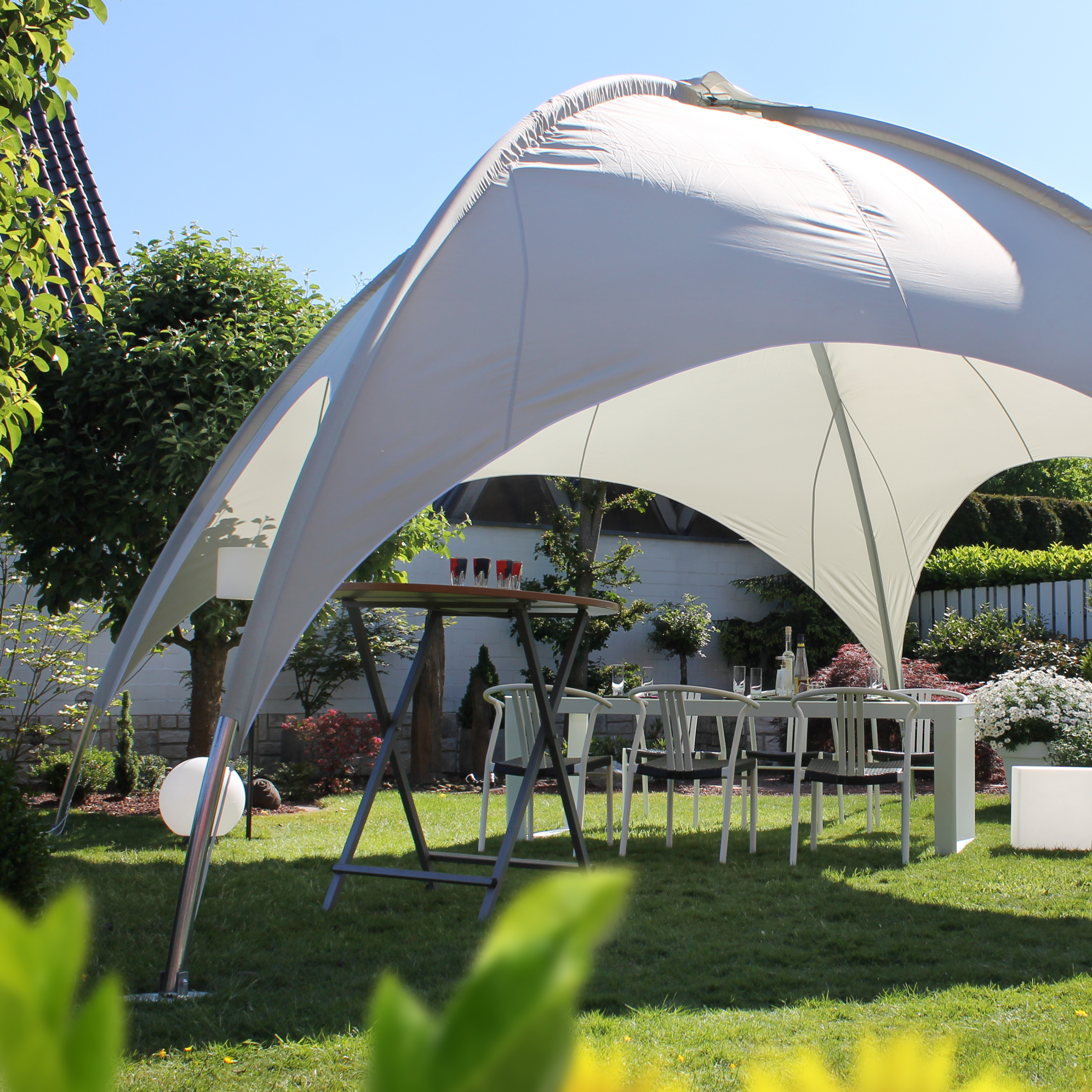 Kuppelzelt / Pavillon 5 x 5 Meter