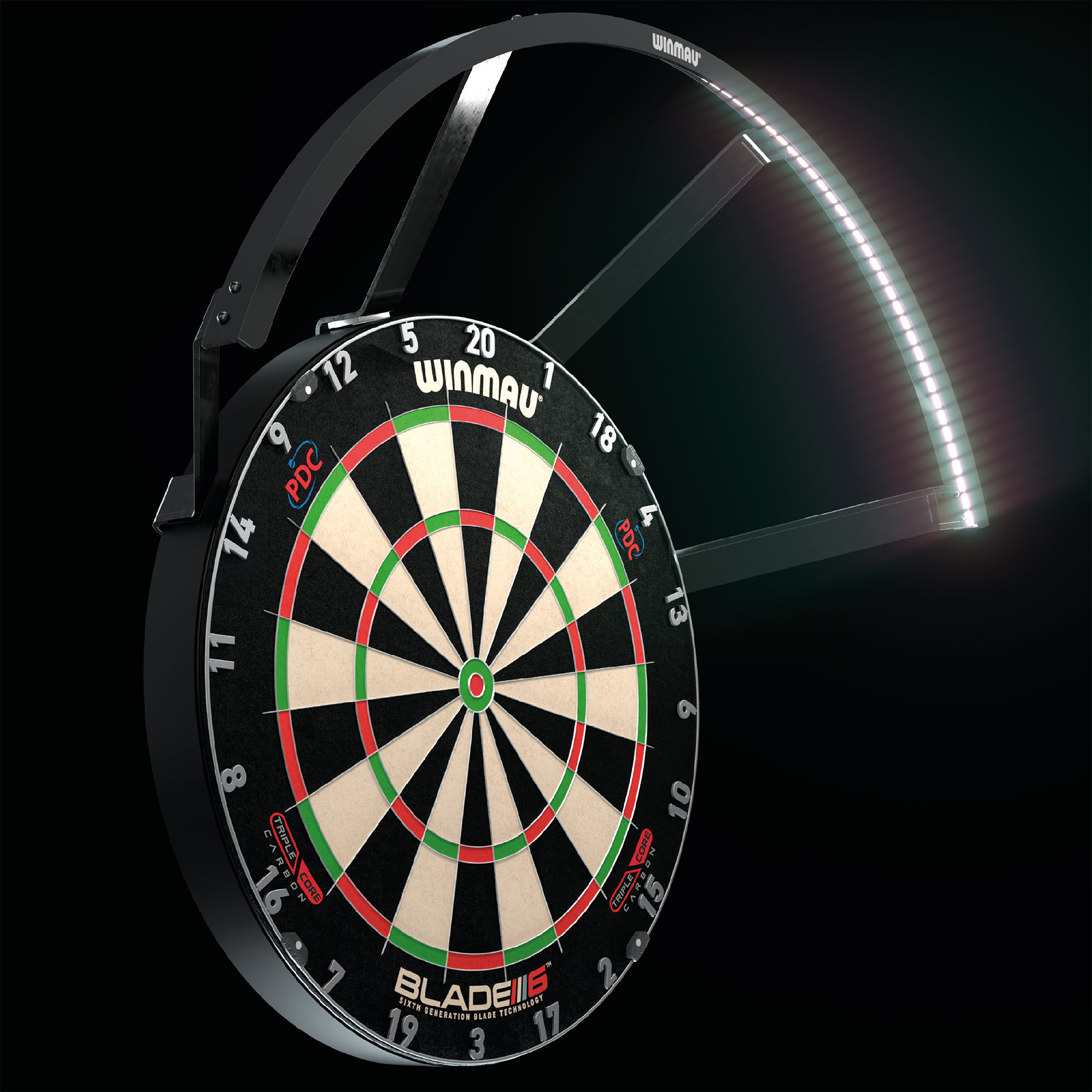 Dartboard Beleuchtung "Polaris 8412"