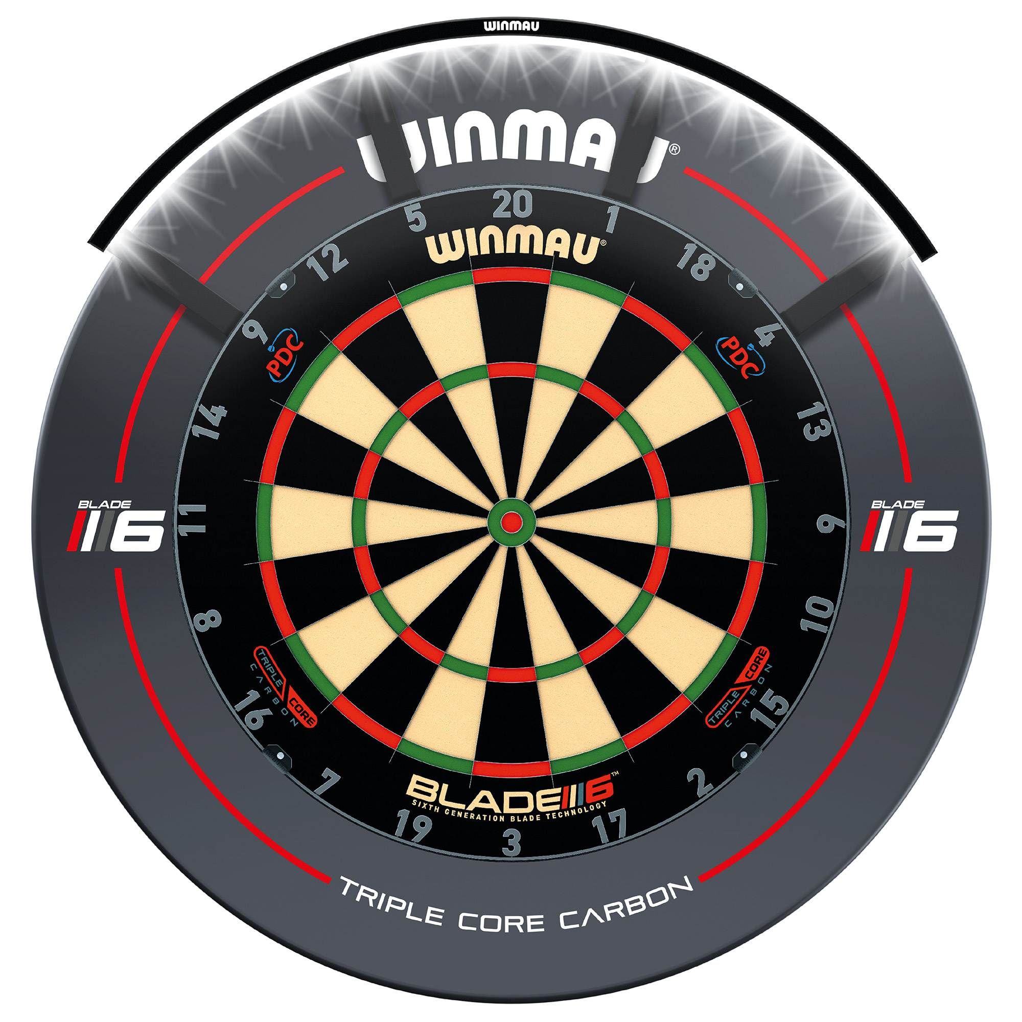 Dartboard Beleuchtung "Polaris 8412"