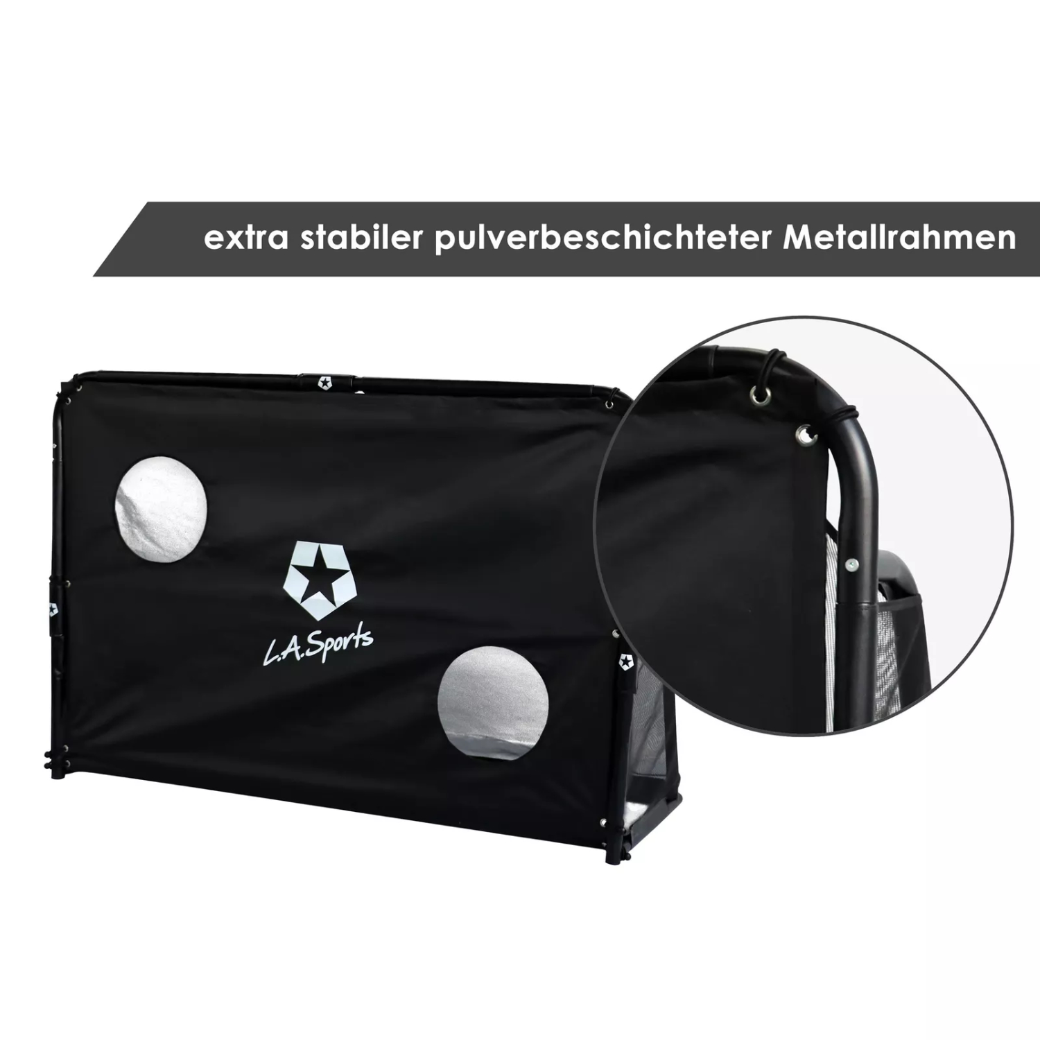 Pulverbeschichteter Metallrahmen und praktische Stecksystem