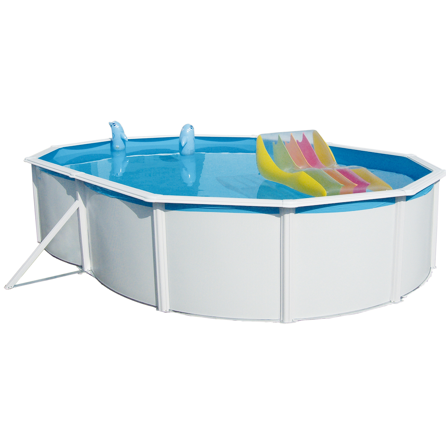Stahlwandpool "Nuovo de Luxe oval"