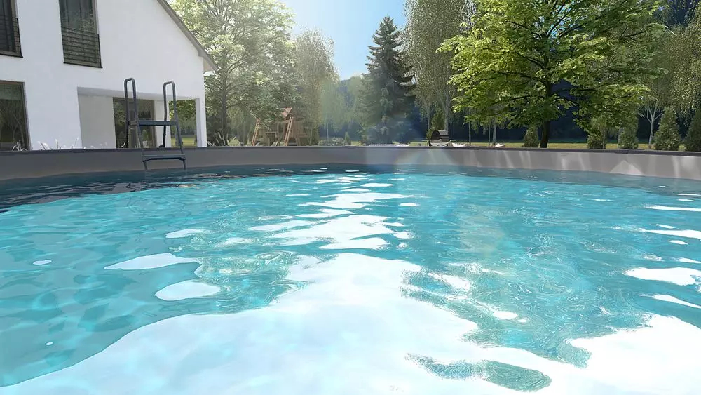 Stahlwand Swimming Pool Set "Nuovo de Luxe"