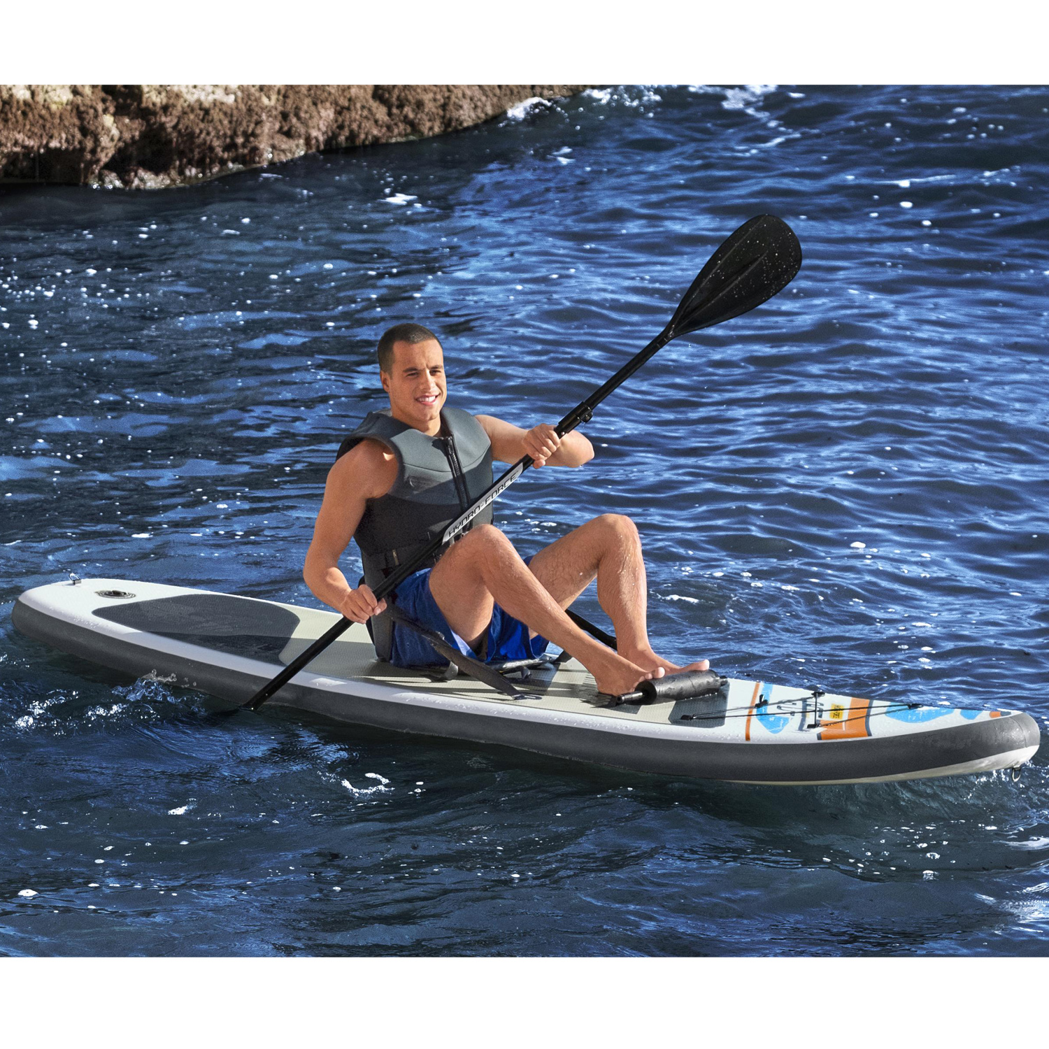 Stand Up Surfboard SUP Allround Set "White Cap"