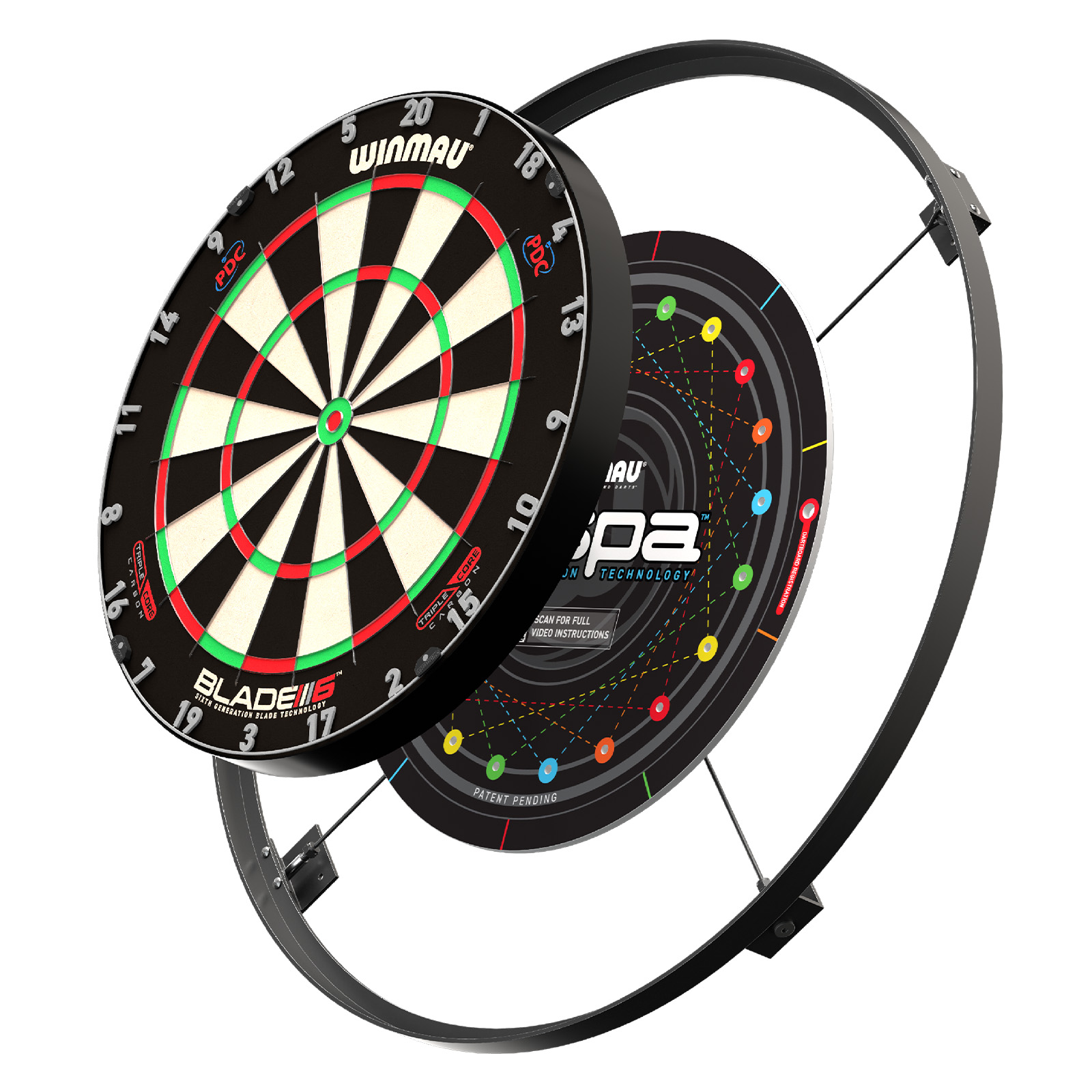 Schallschutz "Wispa" für Steeldartboards