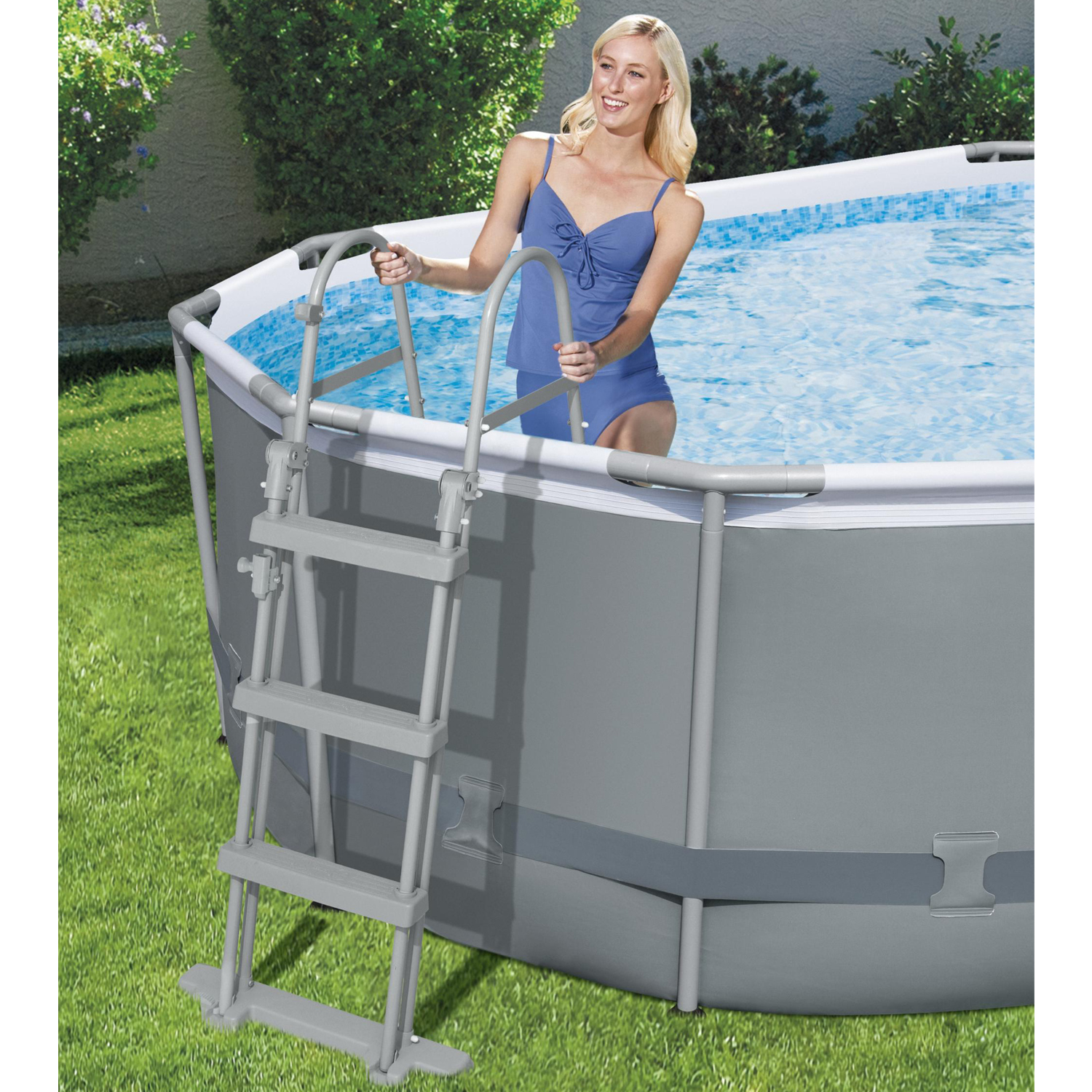 Frame Swimming Pool Set "Power Steel Oval"