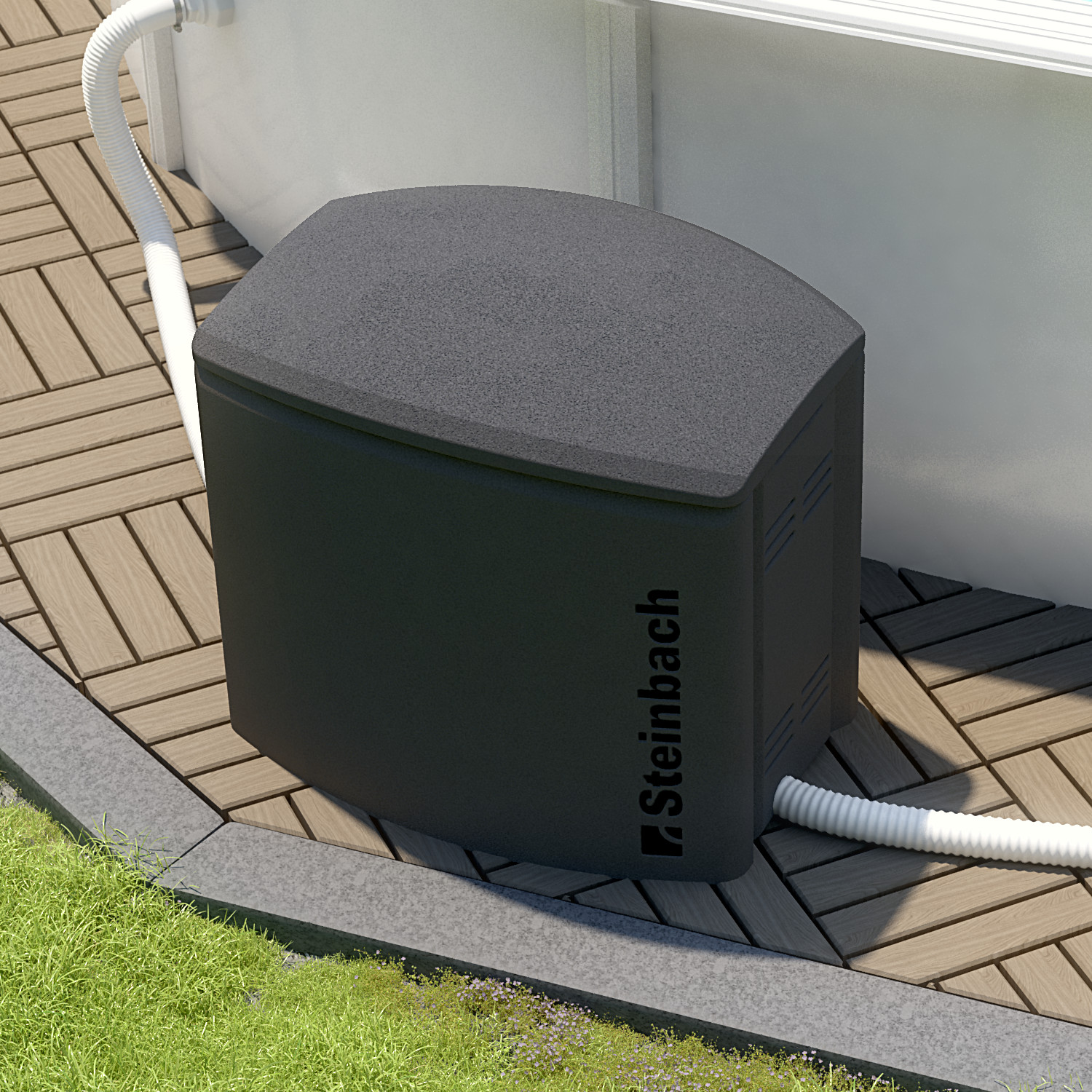 Swimming Pool Technikbox in Anwendung