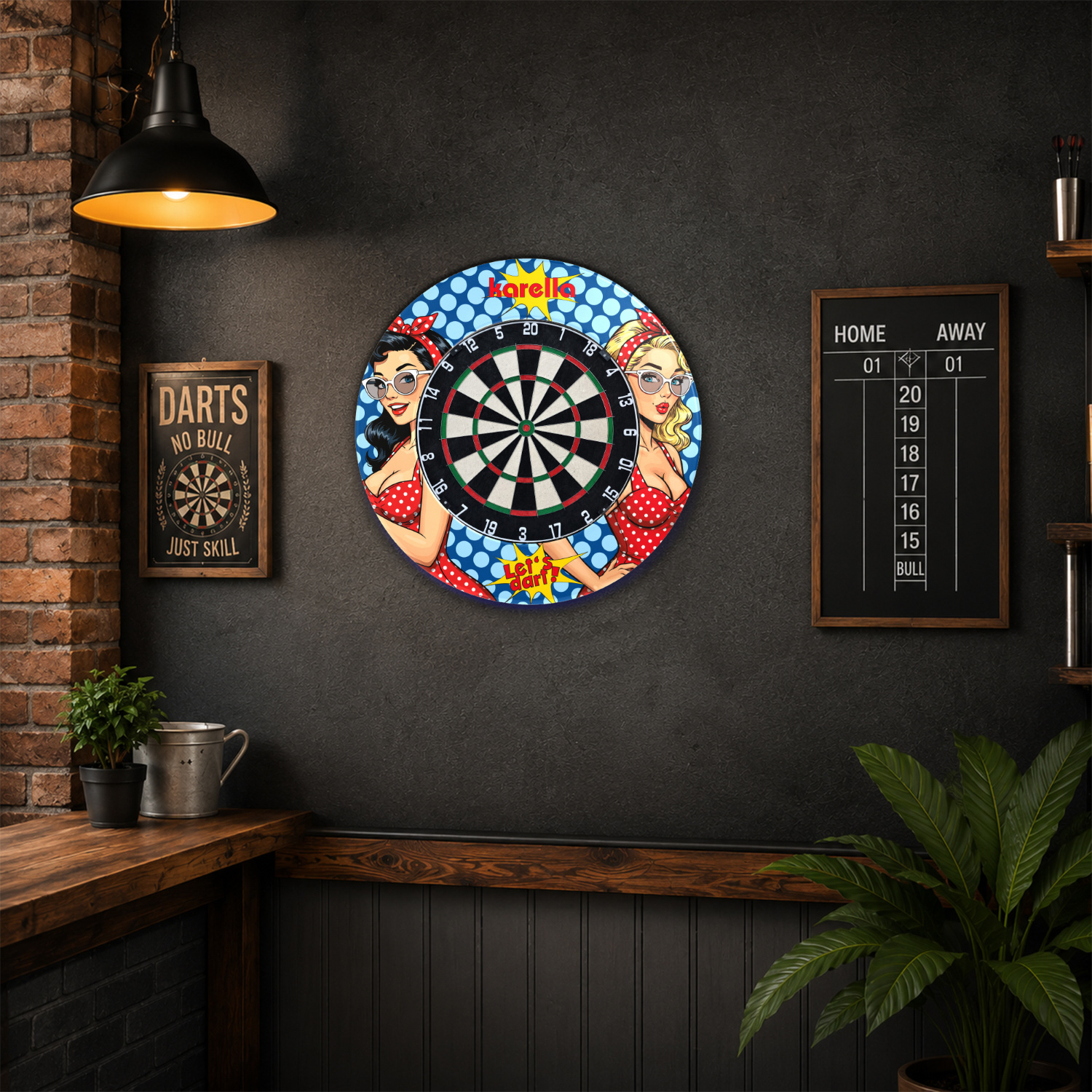 kompatibel mit gängigen Dartboards