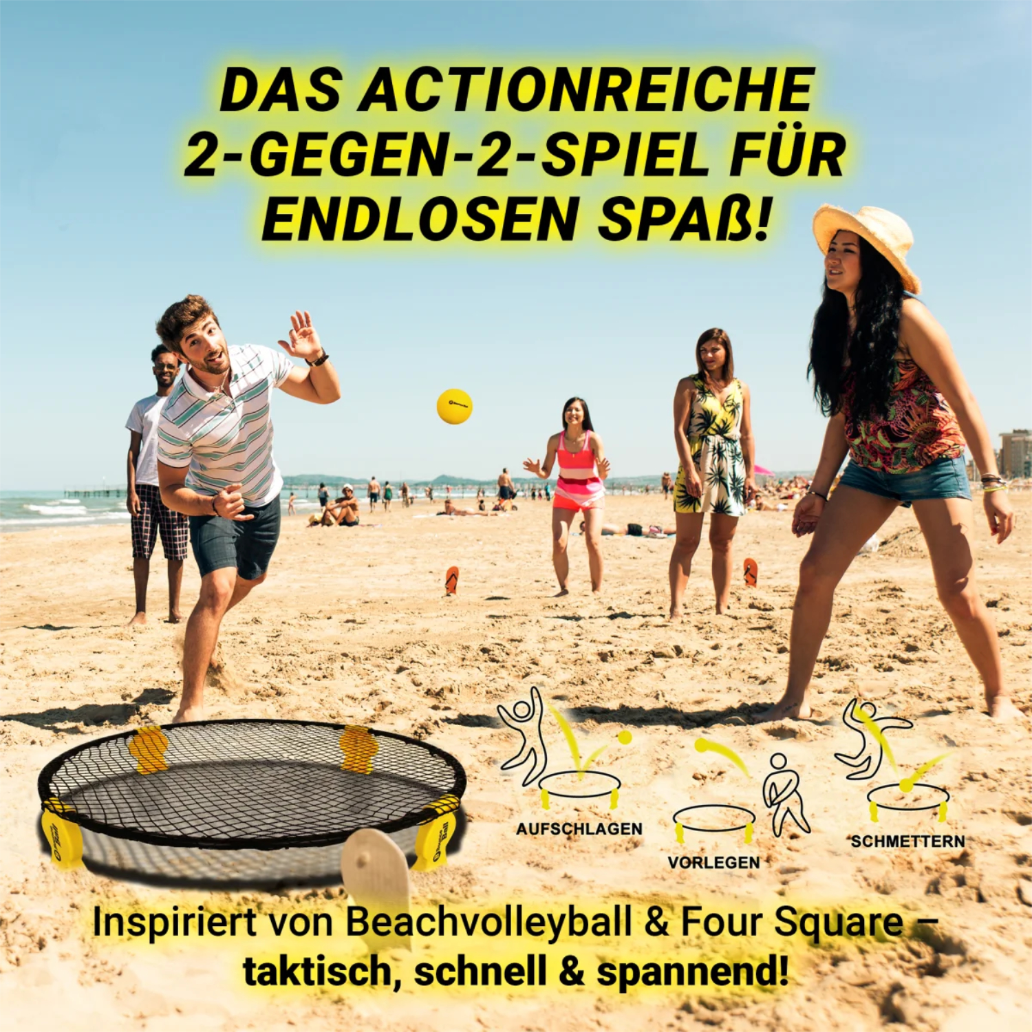 Spielspaß für bis zu 4 Spieler