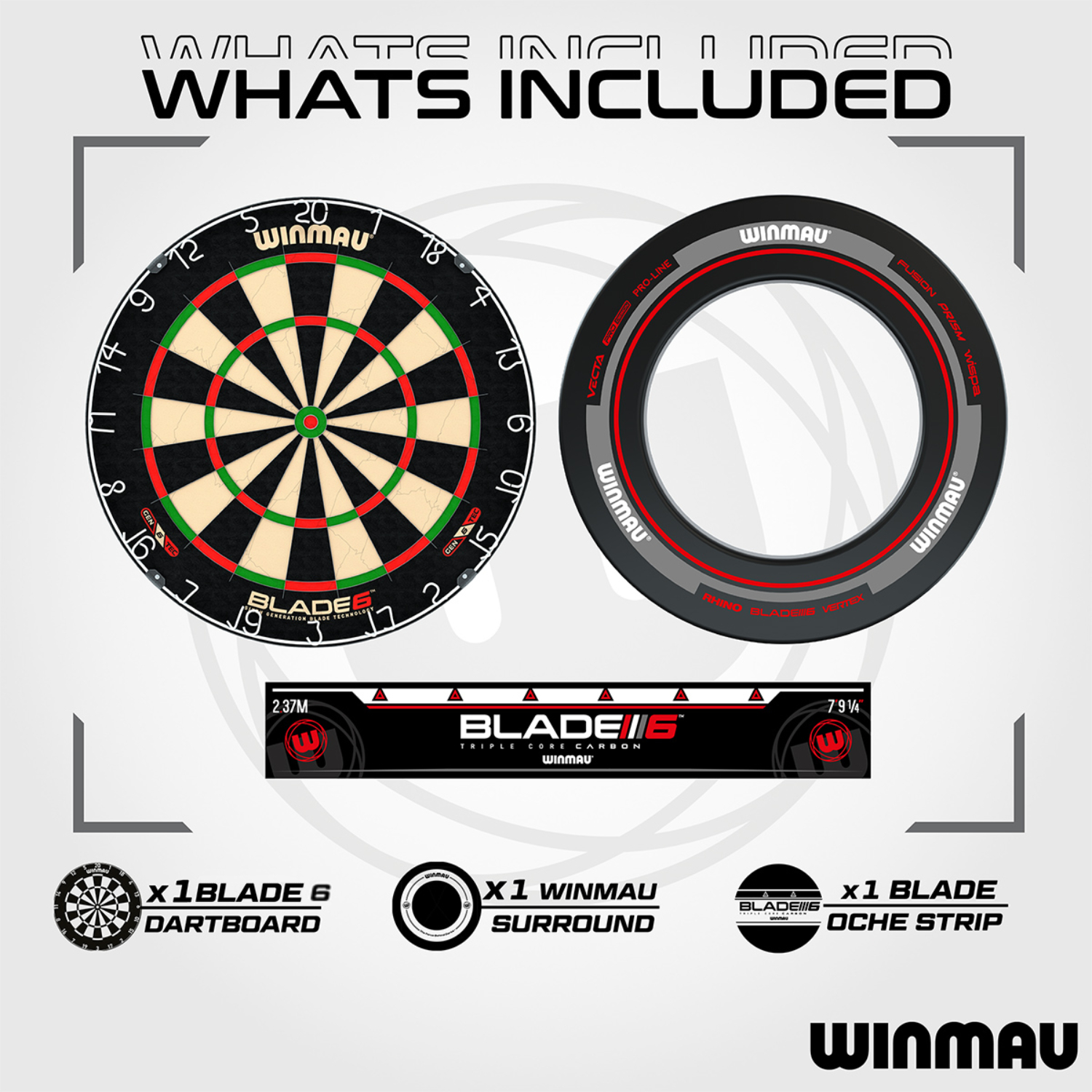 Hochwertiges Dartboard inkl. passendem Zubehör in Profi-Qualität