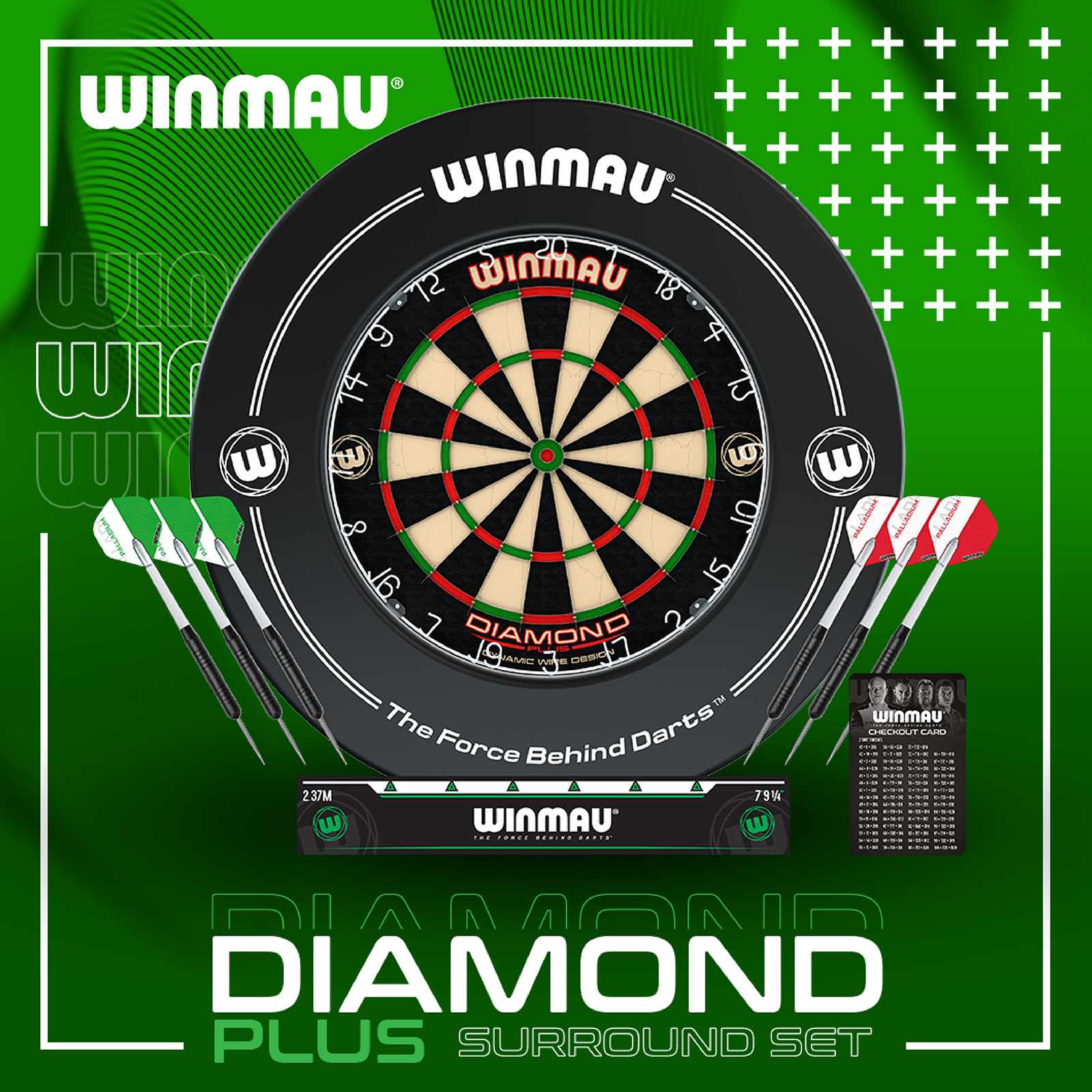 Dartboard Surround Set "Diamond Plus 5315"