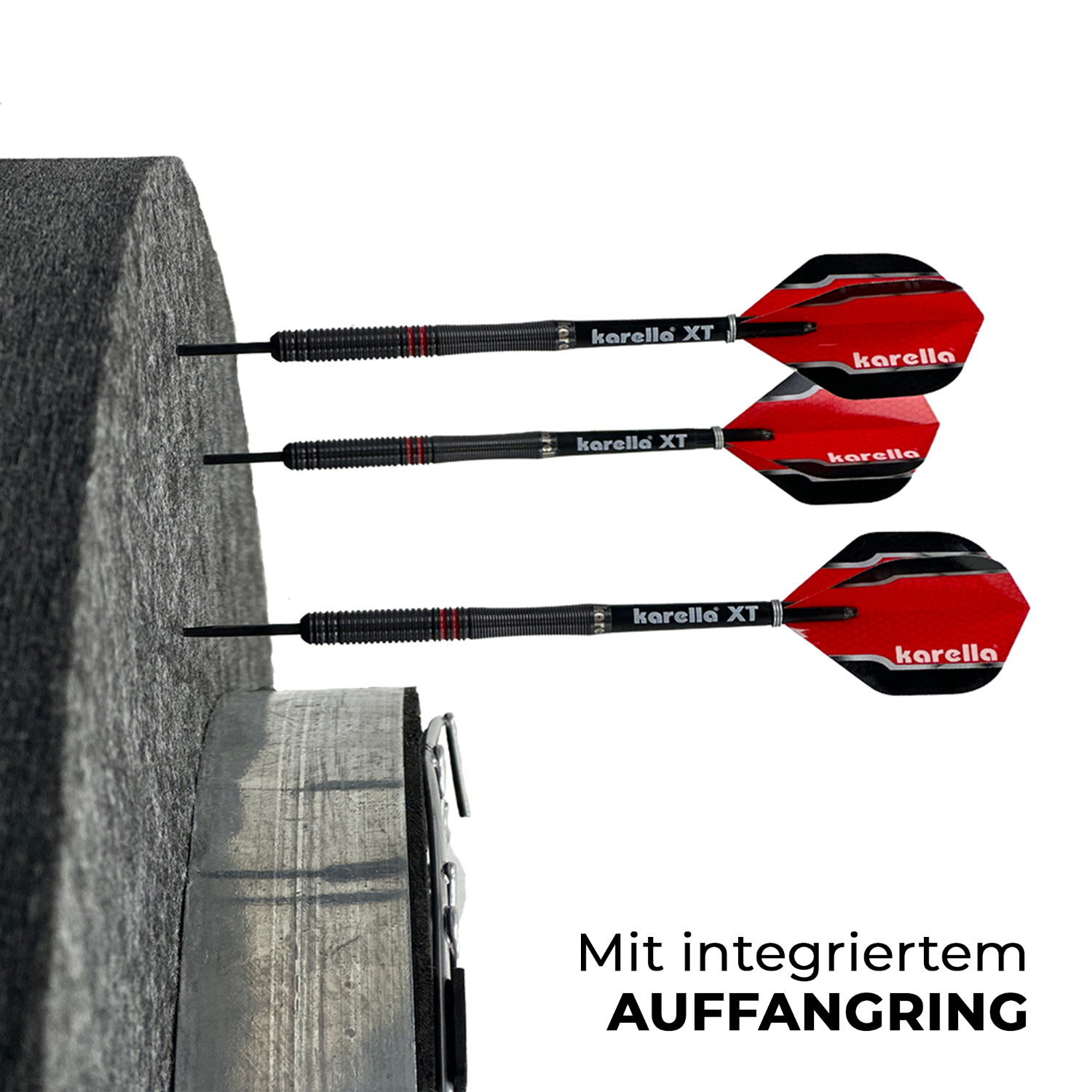 mit Catchring zum Schutz der Wand