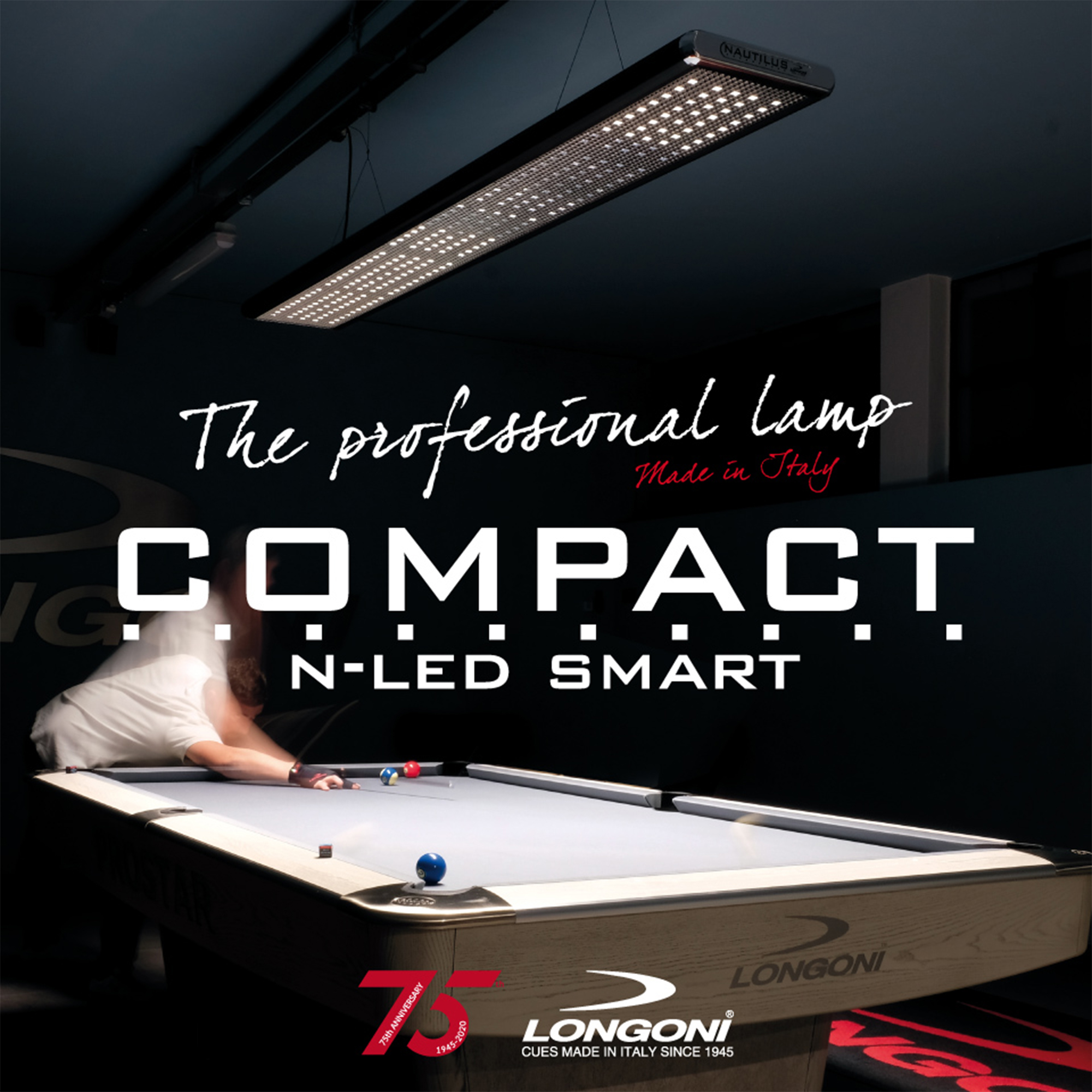 Billardleuchte "Longoni Smart LED"