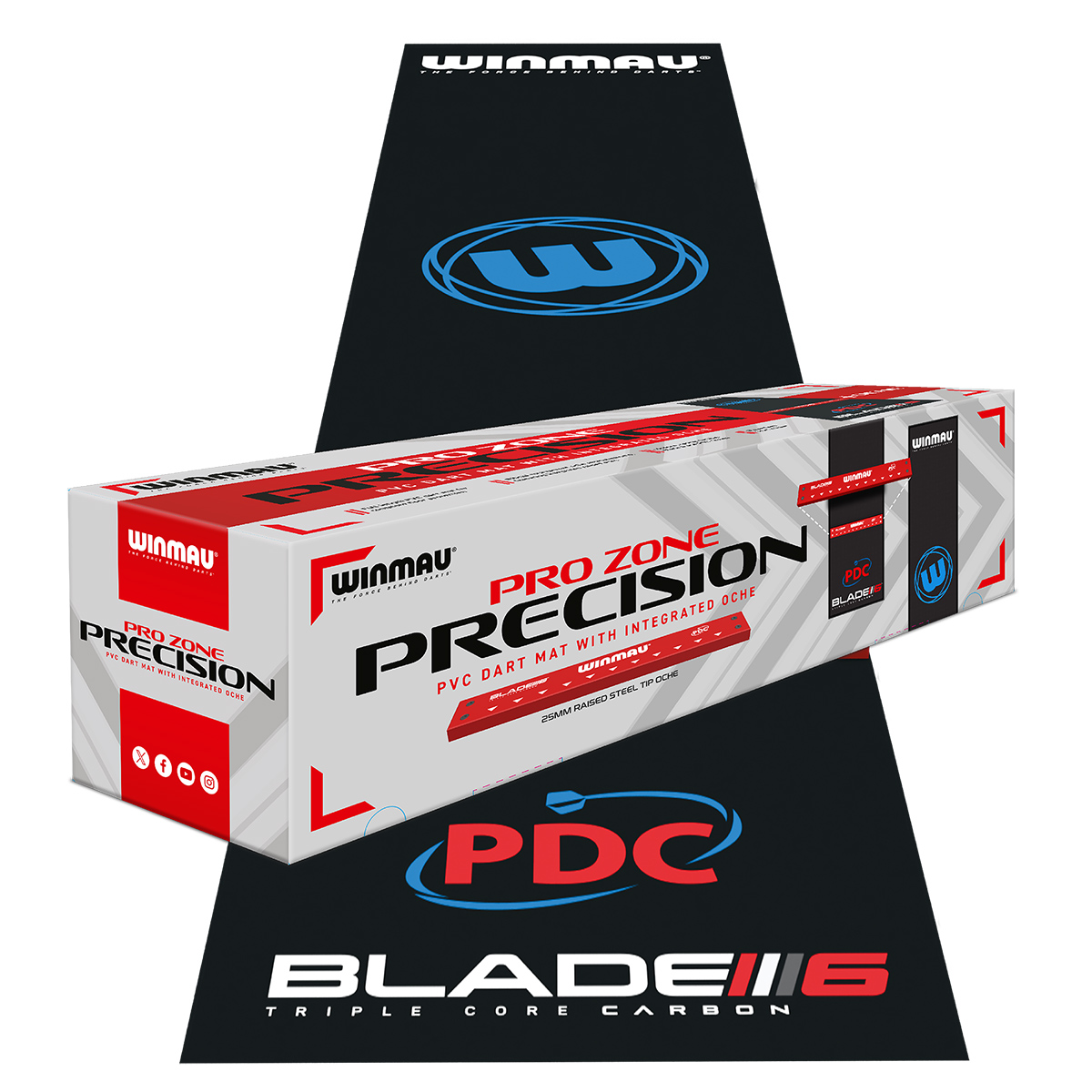 Dartmatte "Pro-Zone Precision PVC 8216"