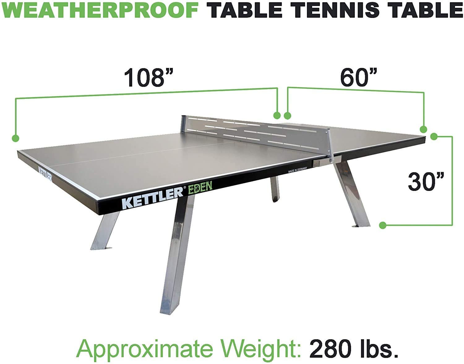 Outdoor-Tischtennisplatte "Eden"