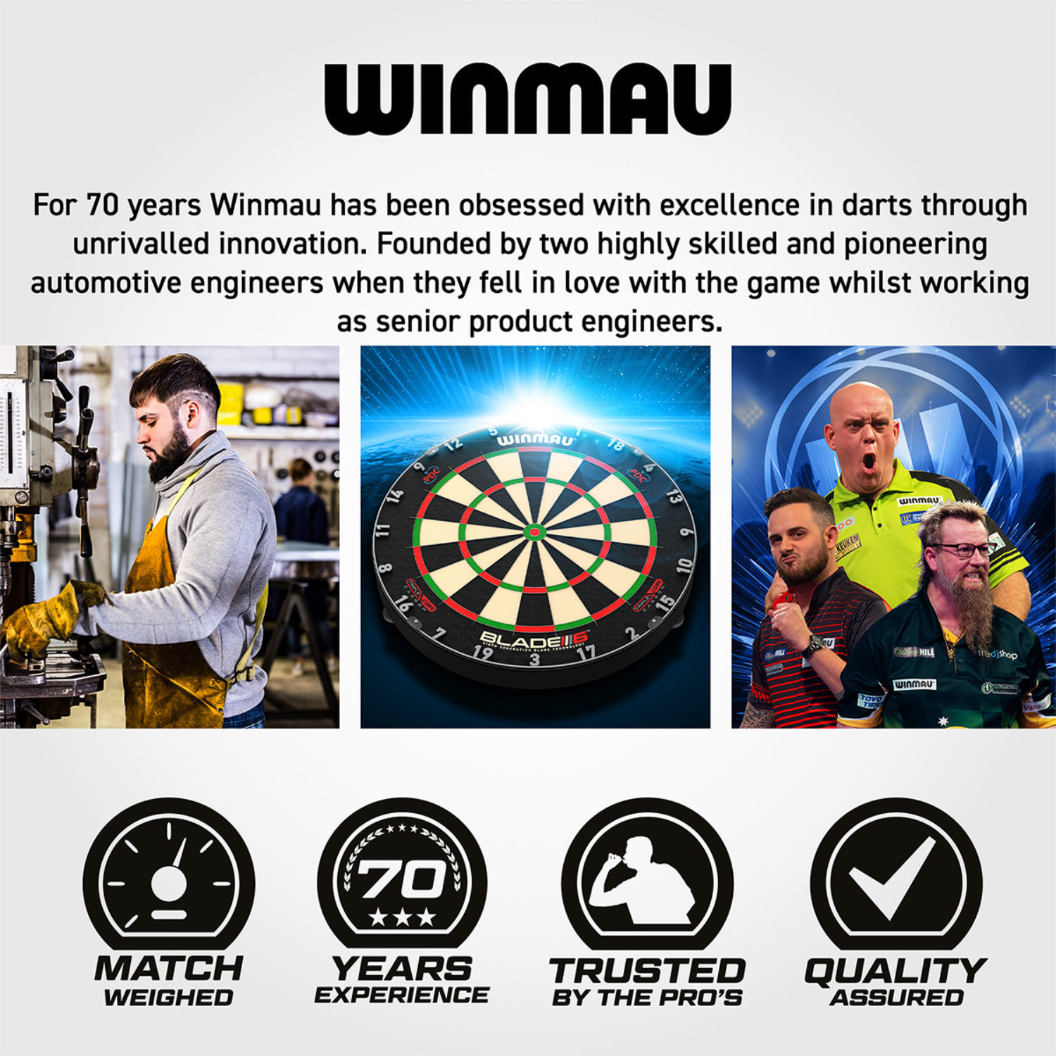 Winmau - 70 Jahre Dartsport auf höchstem Niveau