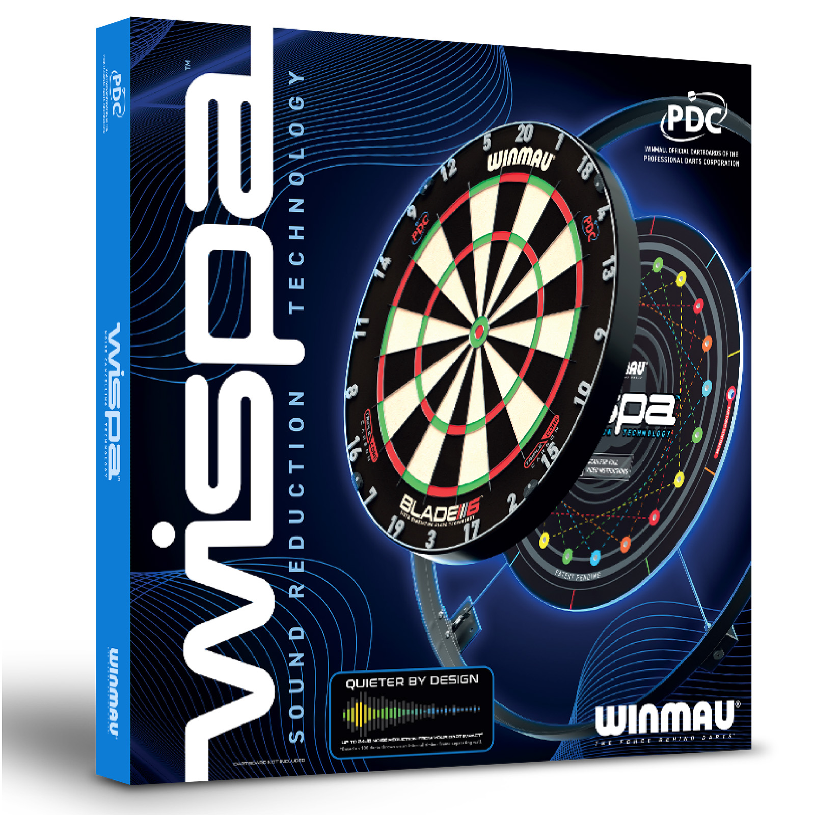 Schallschutz "Wispa" für Steeldartboards