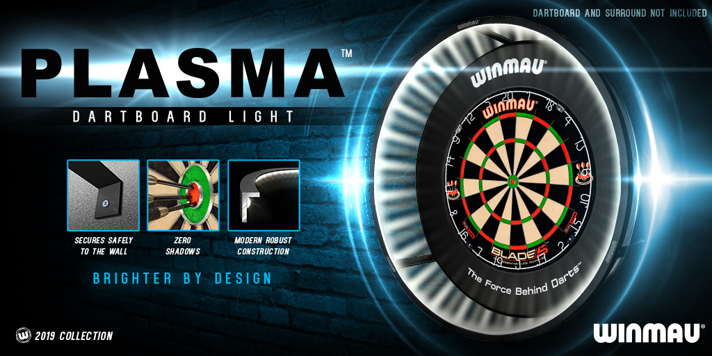 Dartboard-Beleuchtung "Plasma light Professional 4300" Verpackung