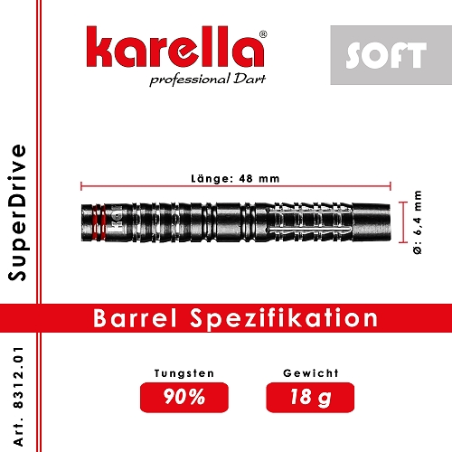 Softdart "SuperDrive" Spezifikation