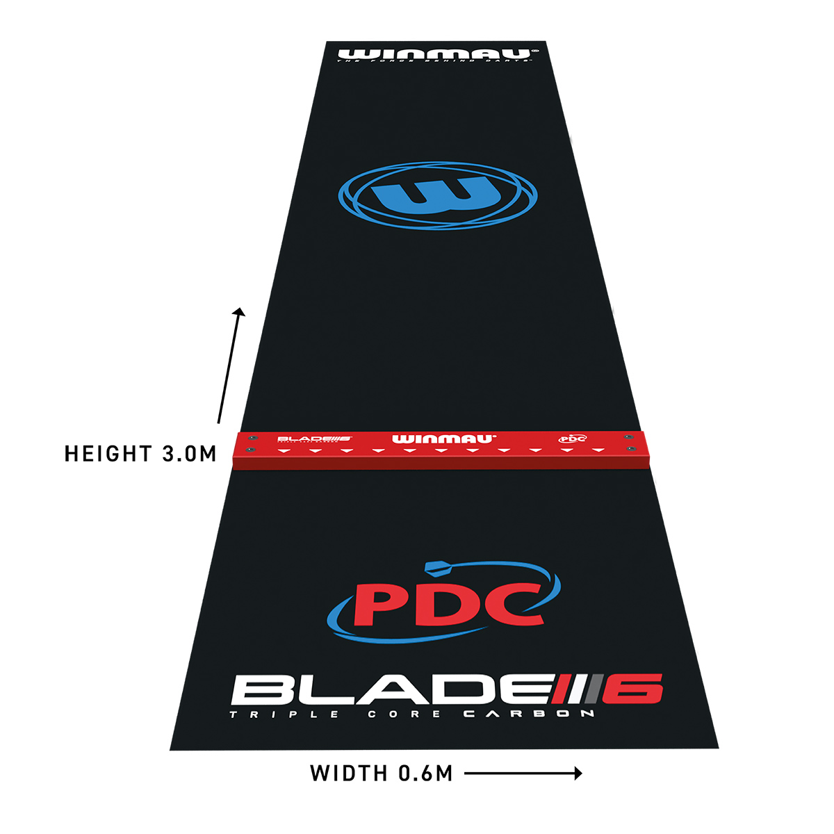 Dartmatte "Pro-Zone Precision PVC 8216"