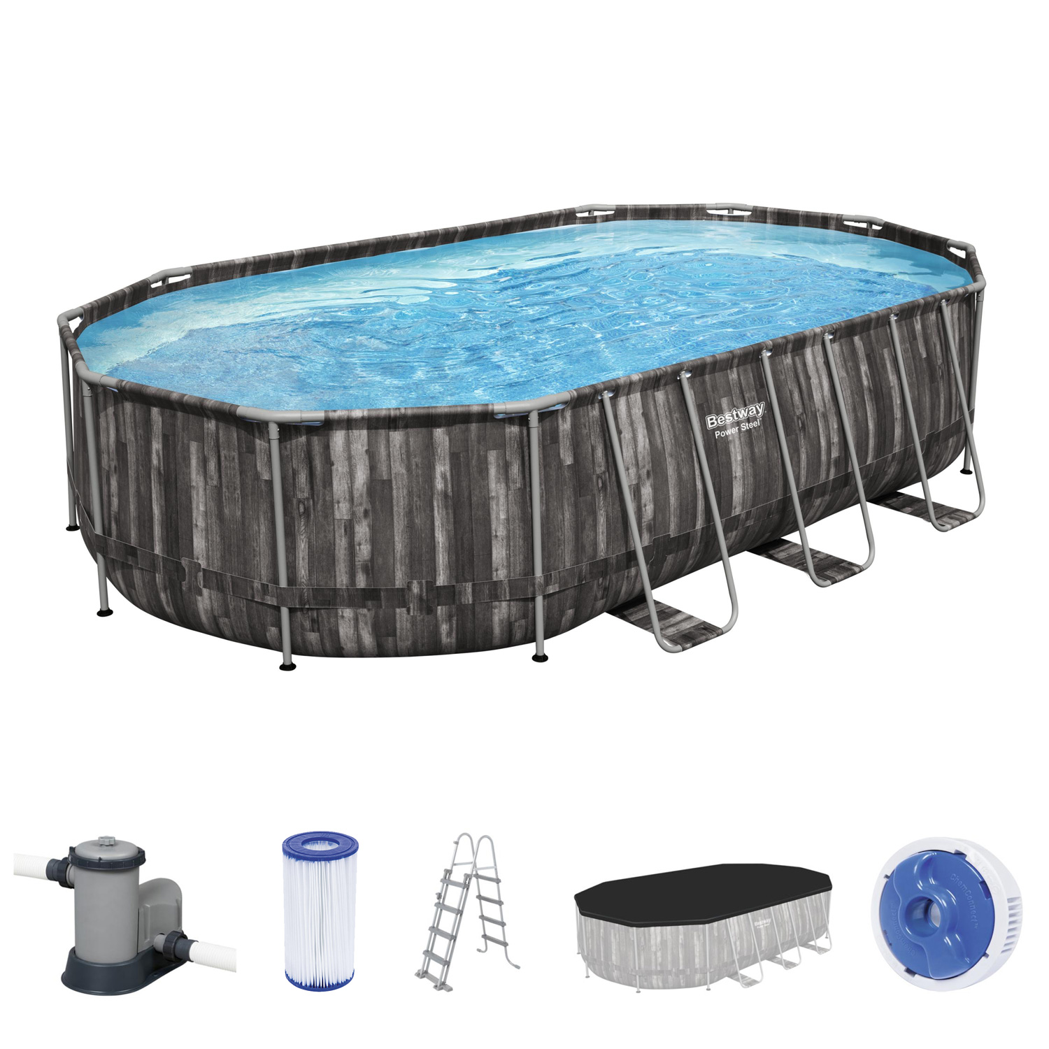 Im Pool-Set enthaltenes Zubehör