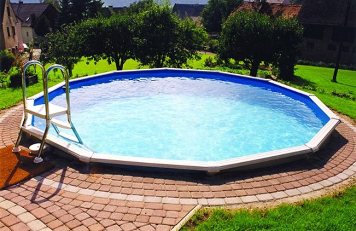 Swimming Pool "Grande rund" - vollständiger Erdeinbau