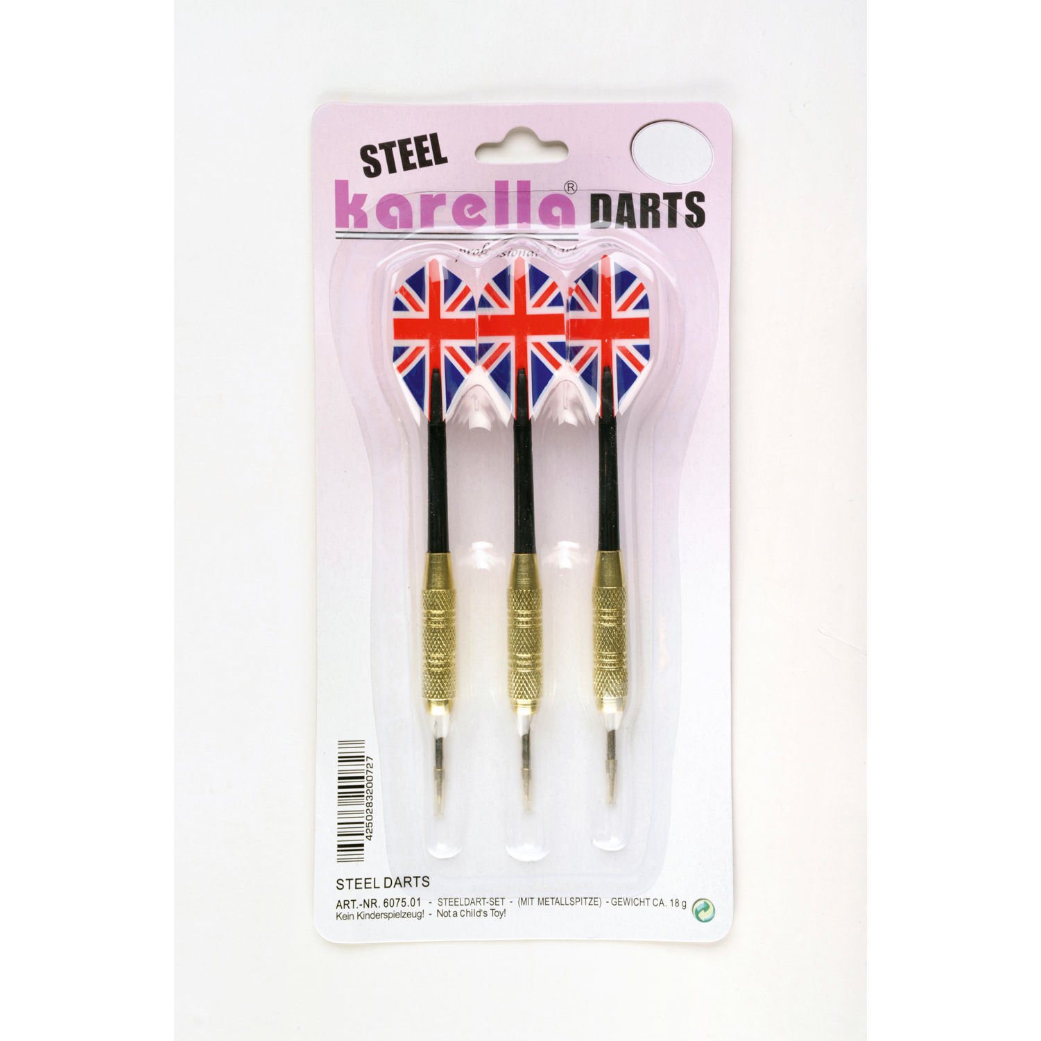 Dartpfeile / Steeldartpfeile 3er-Set "Union Jack"