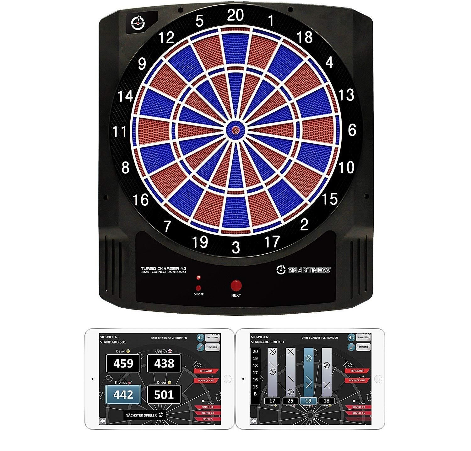 Smartness Elektronik Dartboard "TURBO CHARGER 4.0"