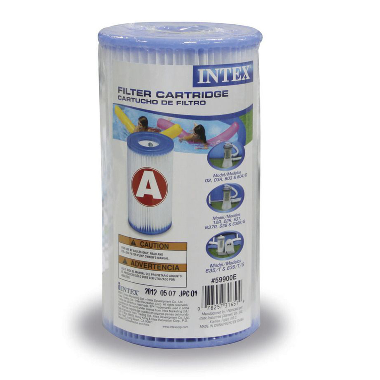 Intex Filterkartusche Typ A