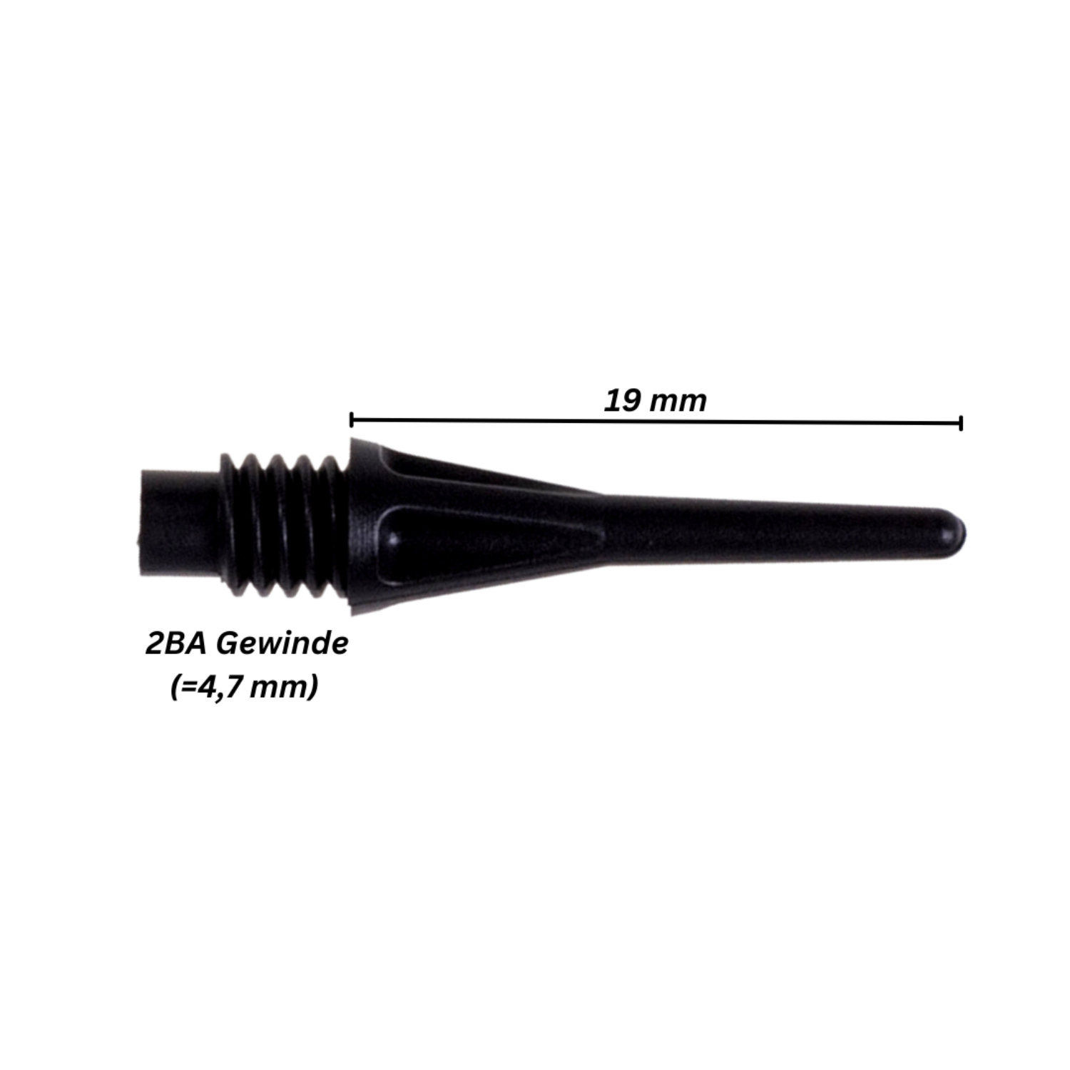 Perfekter Halt im Board und ein leichtes Entfernen der 19 mm langen Pro-Tip Spitze