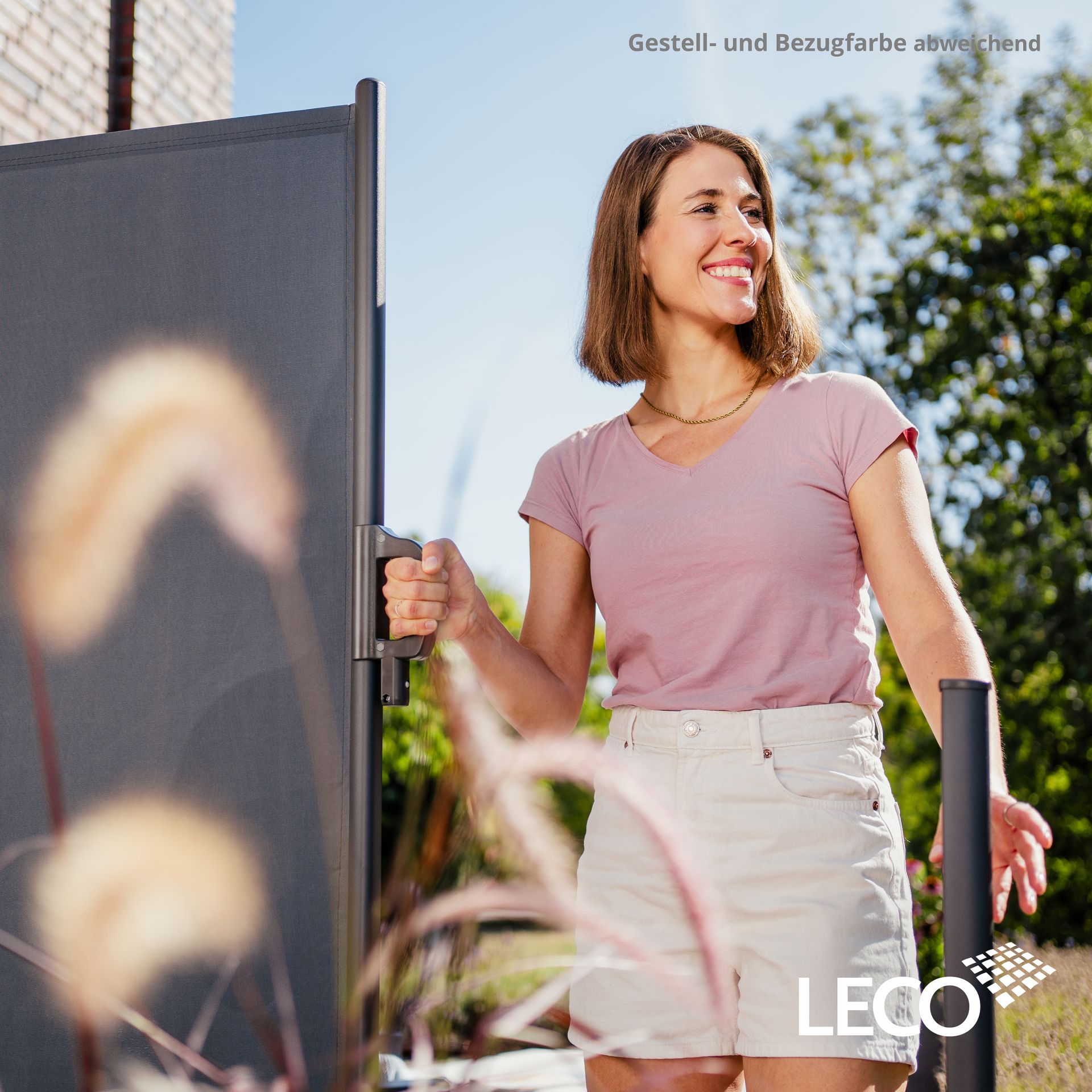 Seitenmarkise natur, LECO, so simple - so good