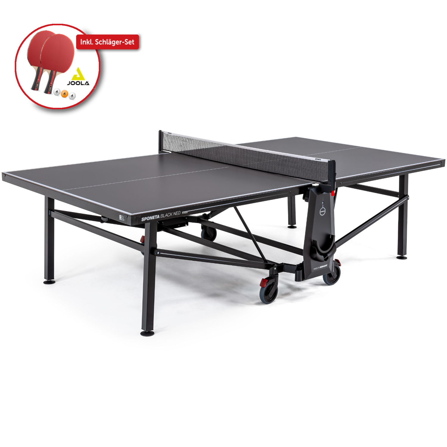 Outdoor-Tischtennisplatte "SDL Black NEO Outdoor"