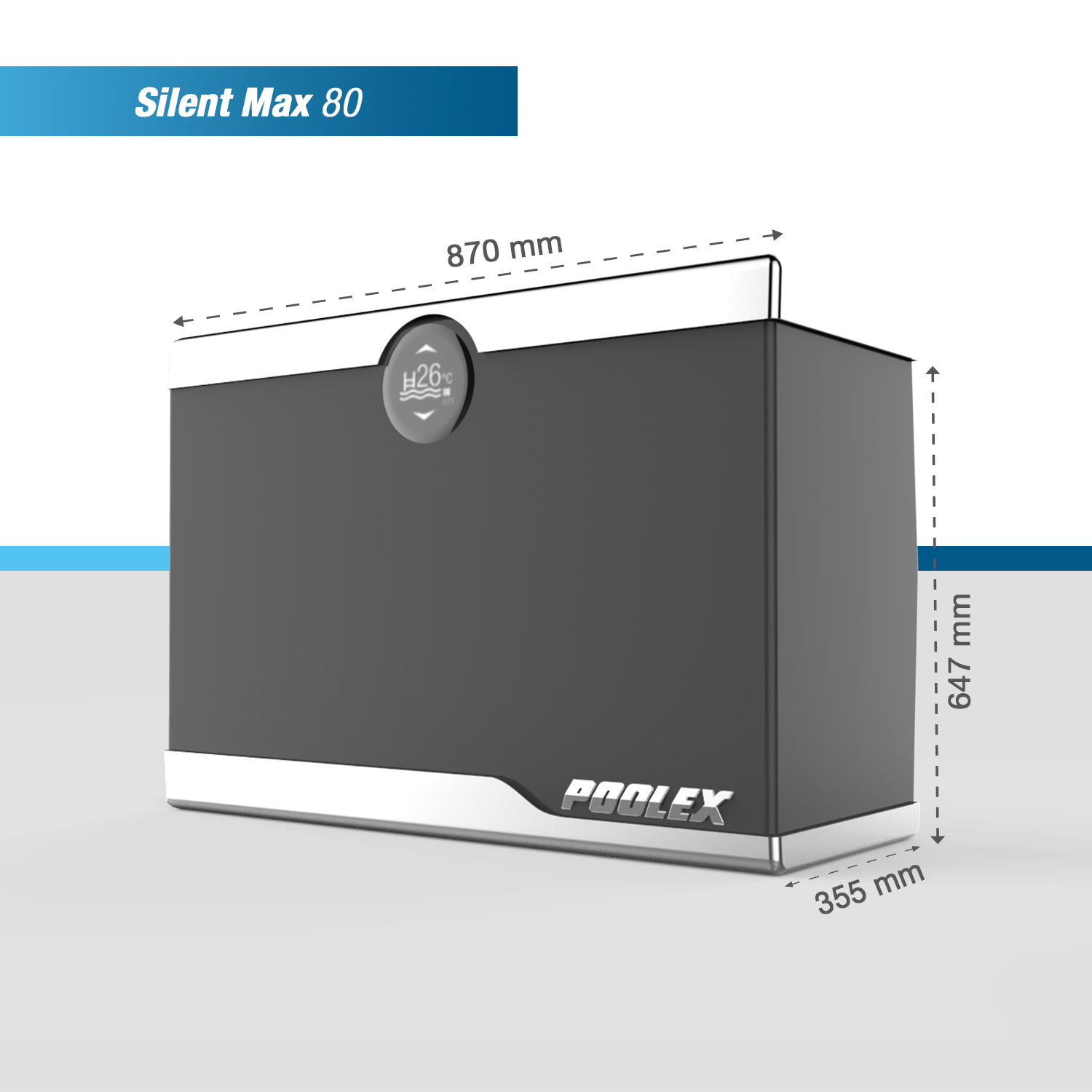 Poolex Wärmepumpe "Silent Max 80"