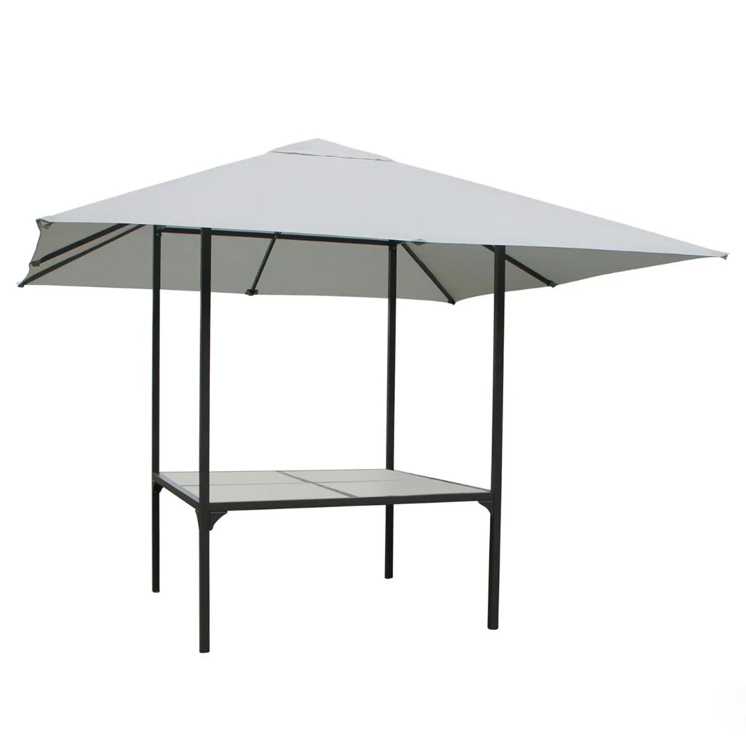 Dining Pavillon + Esstisch und Gartenzelt (3 x 3 m)