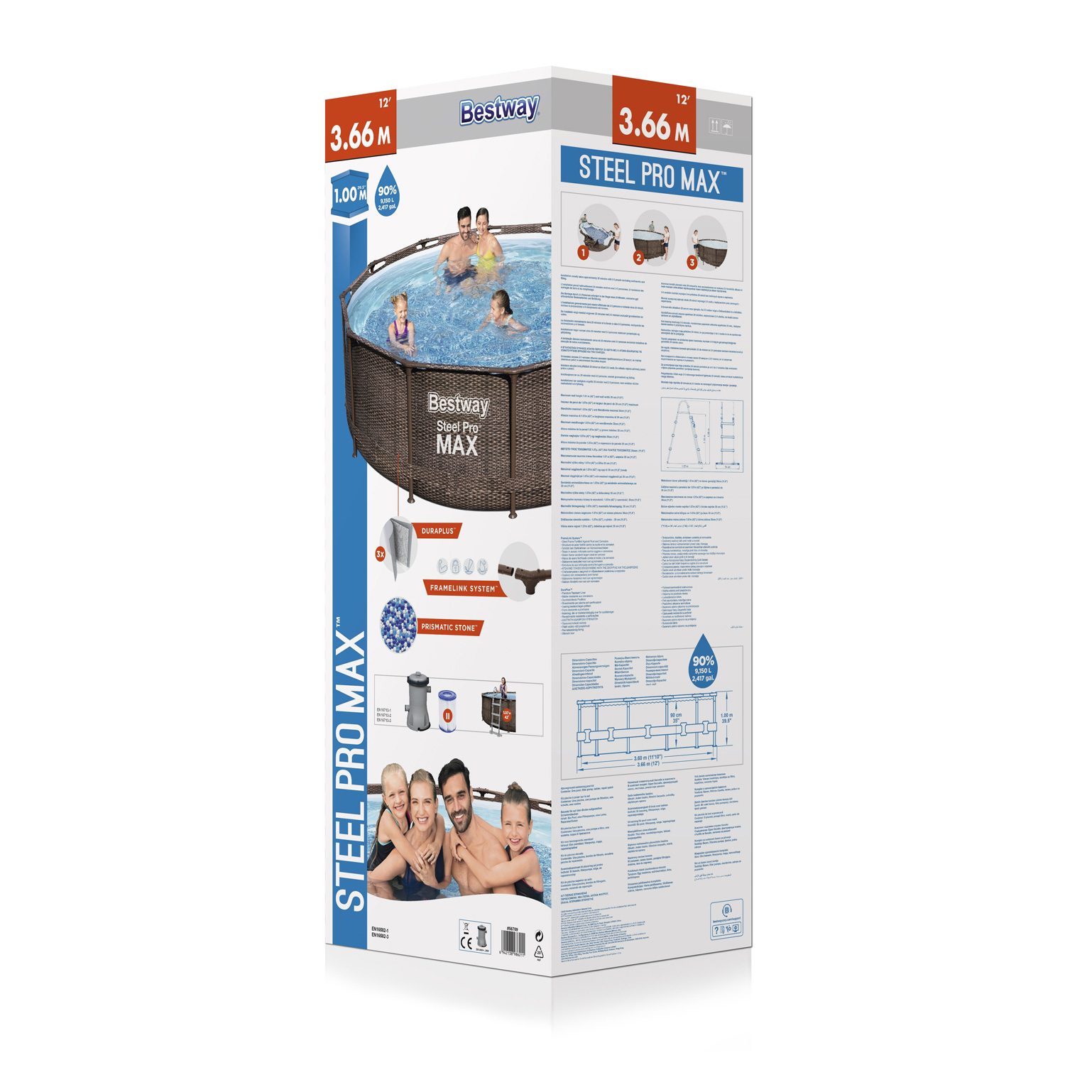 Frame Pool "Steel Pro Max" Verpackung