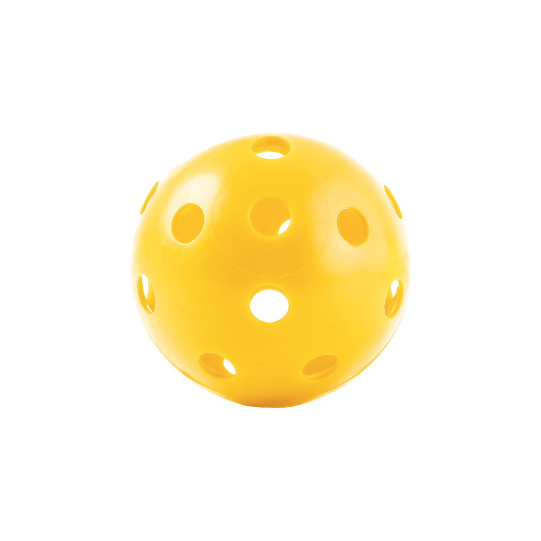 FunHockey (Floorball) -Turnierball, gelb, ⌀ 72 mm