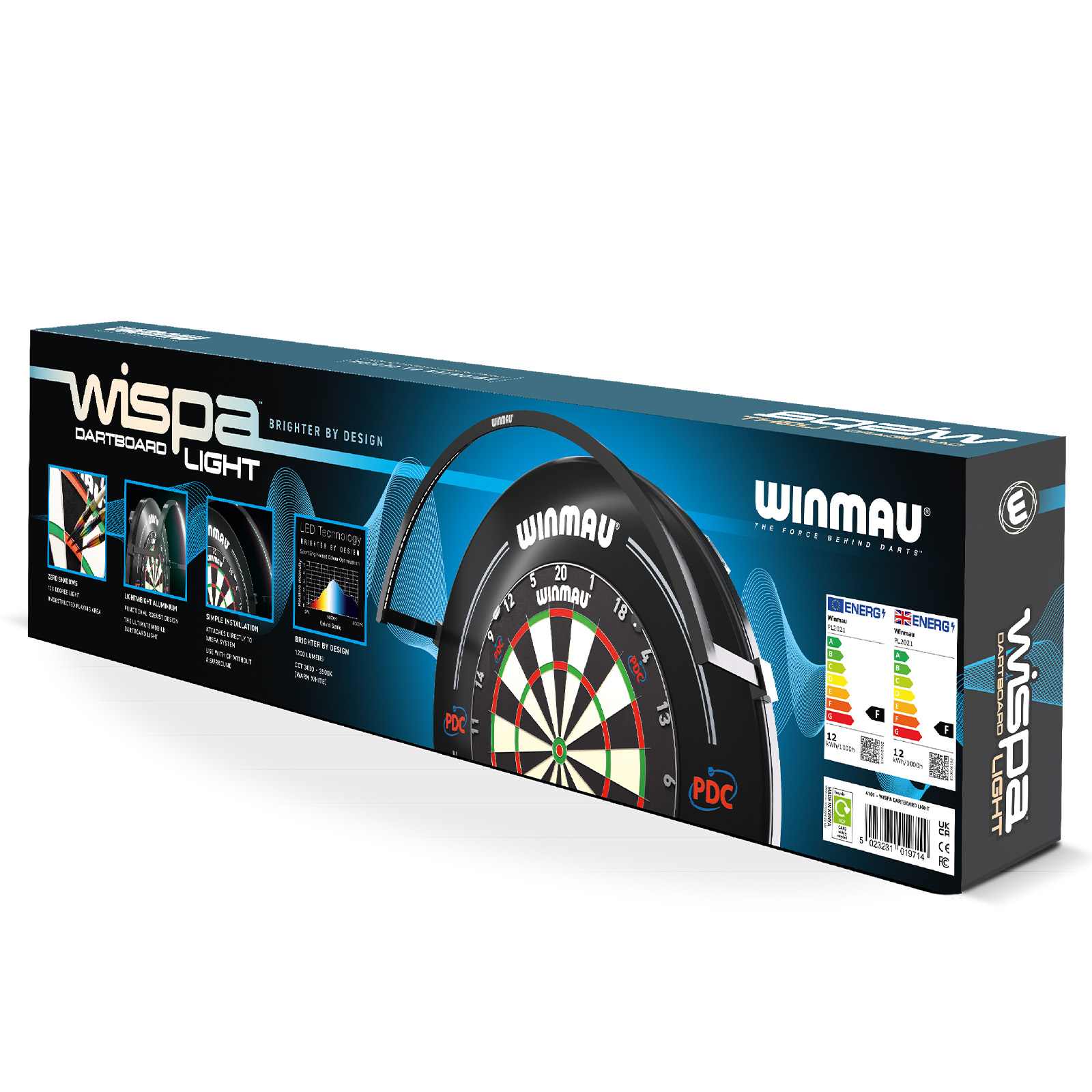 Dartboard-Beleuchtung "Wispa"